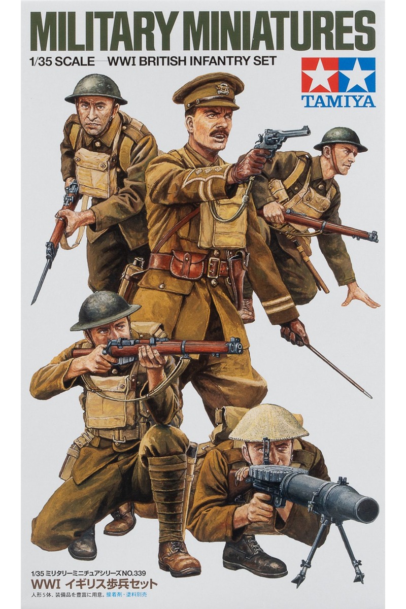 Tamiya TA35339 WWI British Infantry Set (5 figures)