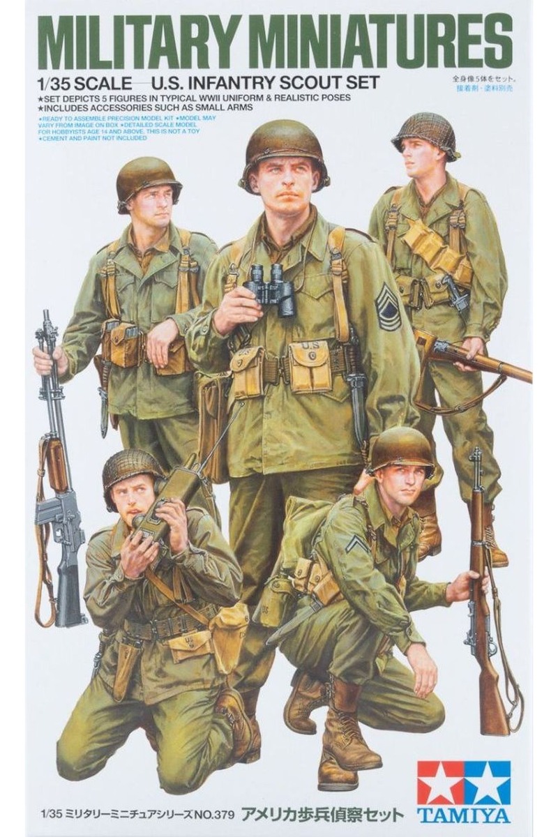 Tamiya TA35379 U.S. Infantry Scout Set, model kit
