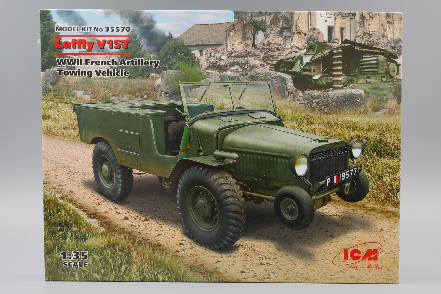  ICM35570 Laffly V15T WWII French Artillery Towing Vehicle