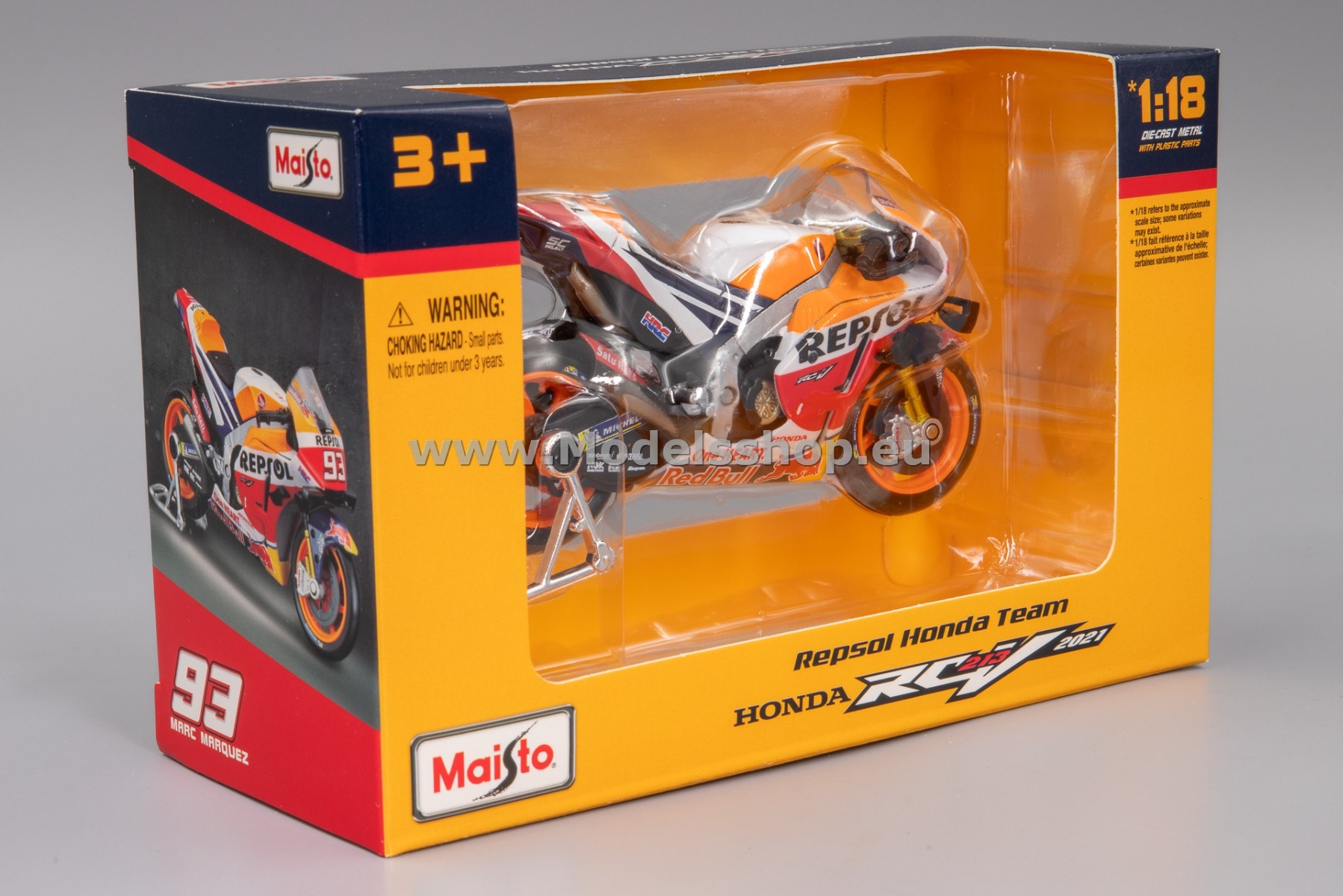 Maisto MAI36372E Honda RC213V, No.44, Repsol Honda team Maisto MAI36372E Honda RC213V, No.44, Repsol Honda team