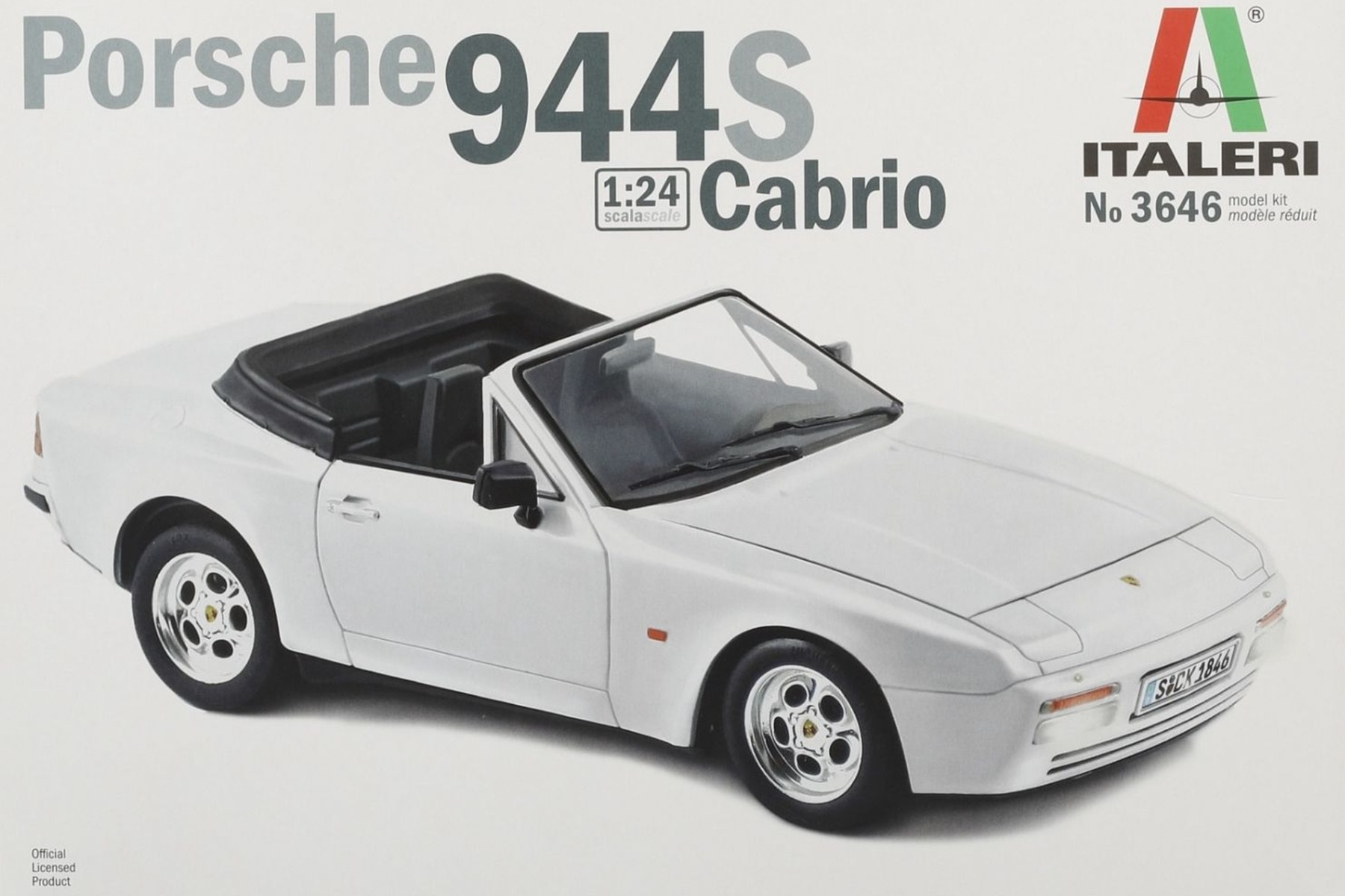 Italeri IT3646 Porsche 944 S Cabriolet, model kit