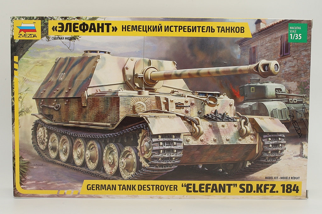 Zvezda ZV3659 German tank destroyer Elefant SD.KFZ. 184