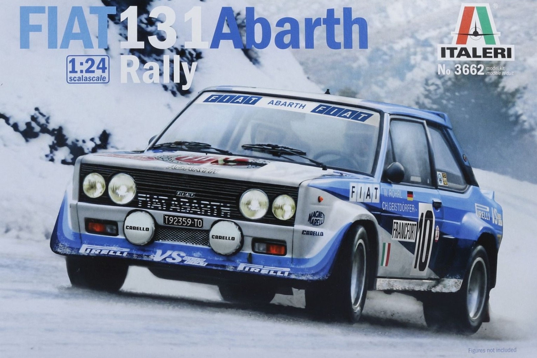 Italeri IT3662 Fiat 131 Abarth Rally, model kit