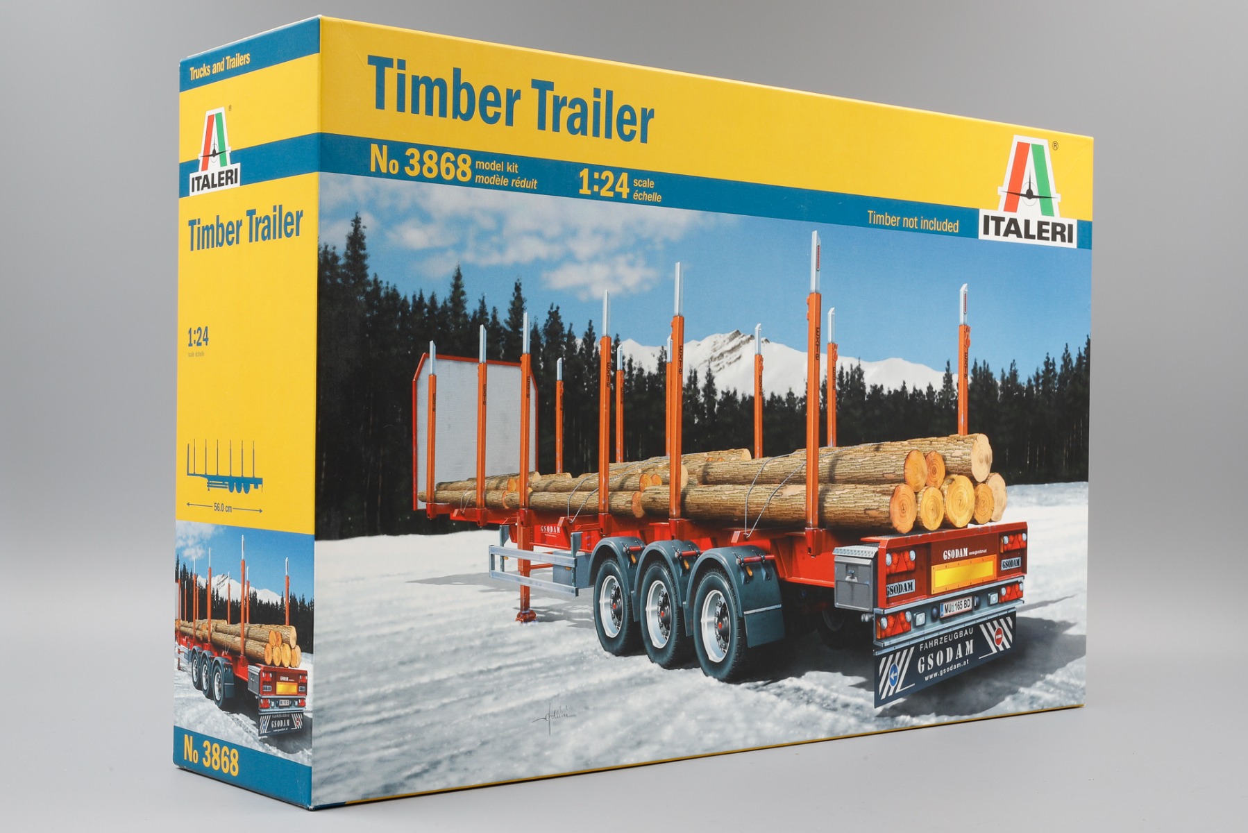 Italeri IT3868 Holzauflieger Timber Trailer