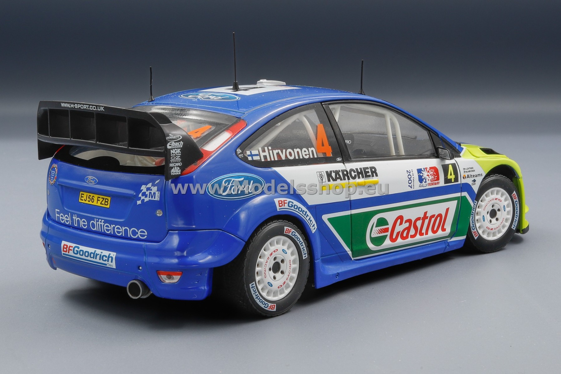 M09-W06 WRC公認 1/24 Ford Focus RS WRC '09 Hirvonen-Lehtinen