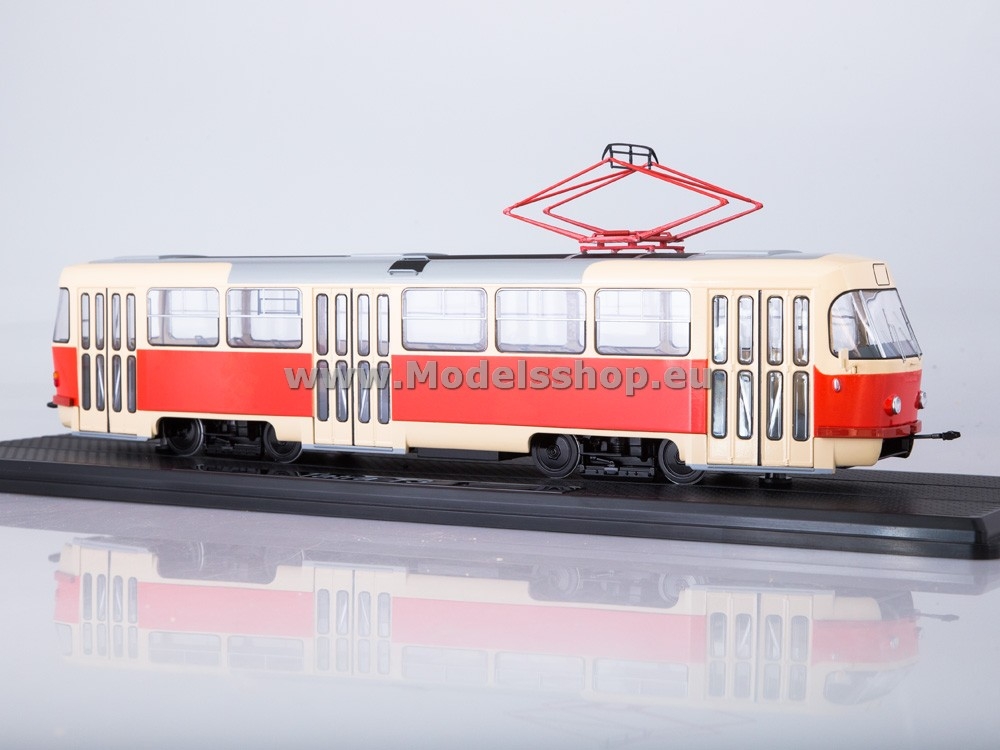 Tram Tatra-T3SU /red-beige/