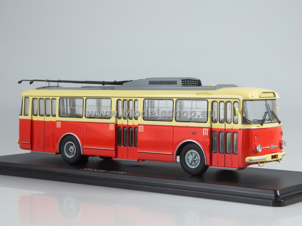 SSM4044 Skoda 9TR trolleybus /red-beige/