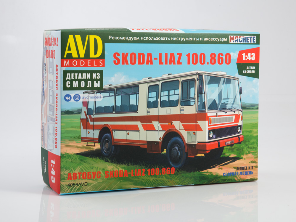 4058AVD  Skoda-LIAZ 100.860 bus, model kit