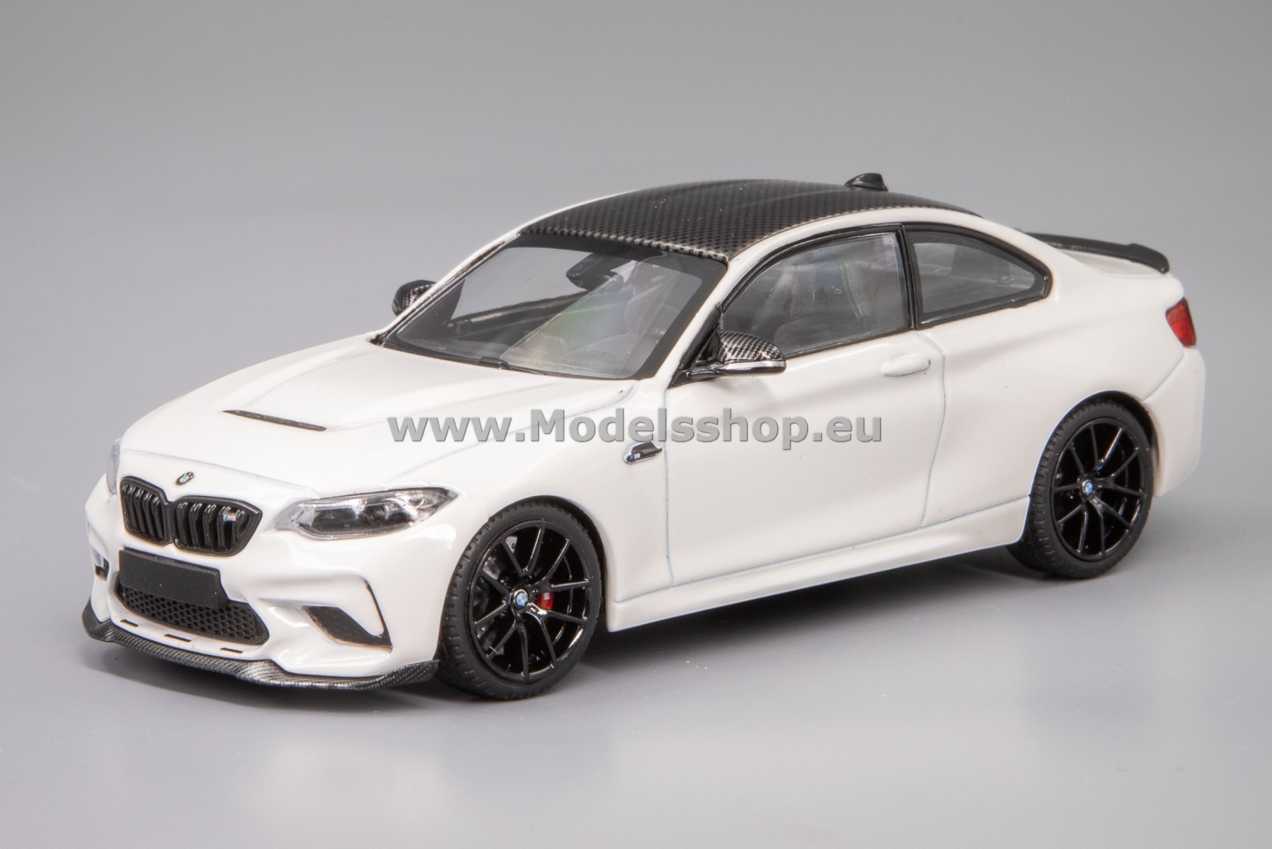 Minichamps 410021021 BMW M2 CS, 2020 /white w/ black wheels/