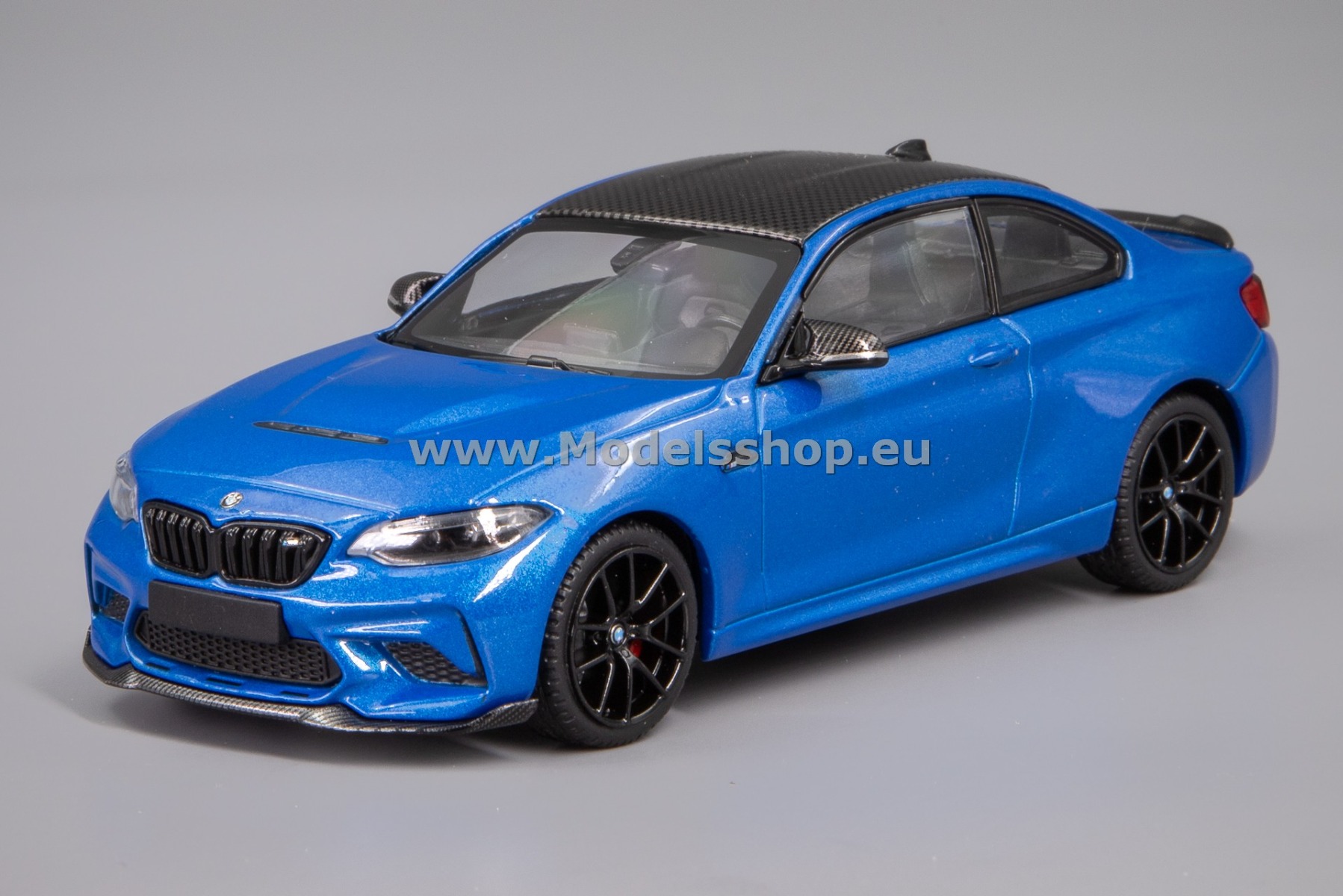 Minichamps 410021026 BMW M2 CS, 2020 /blue w/ black wheels/