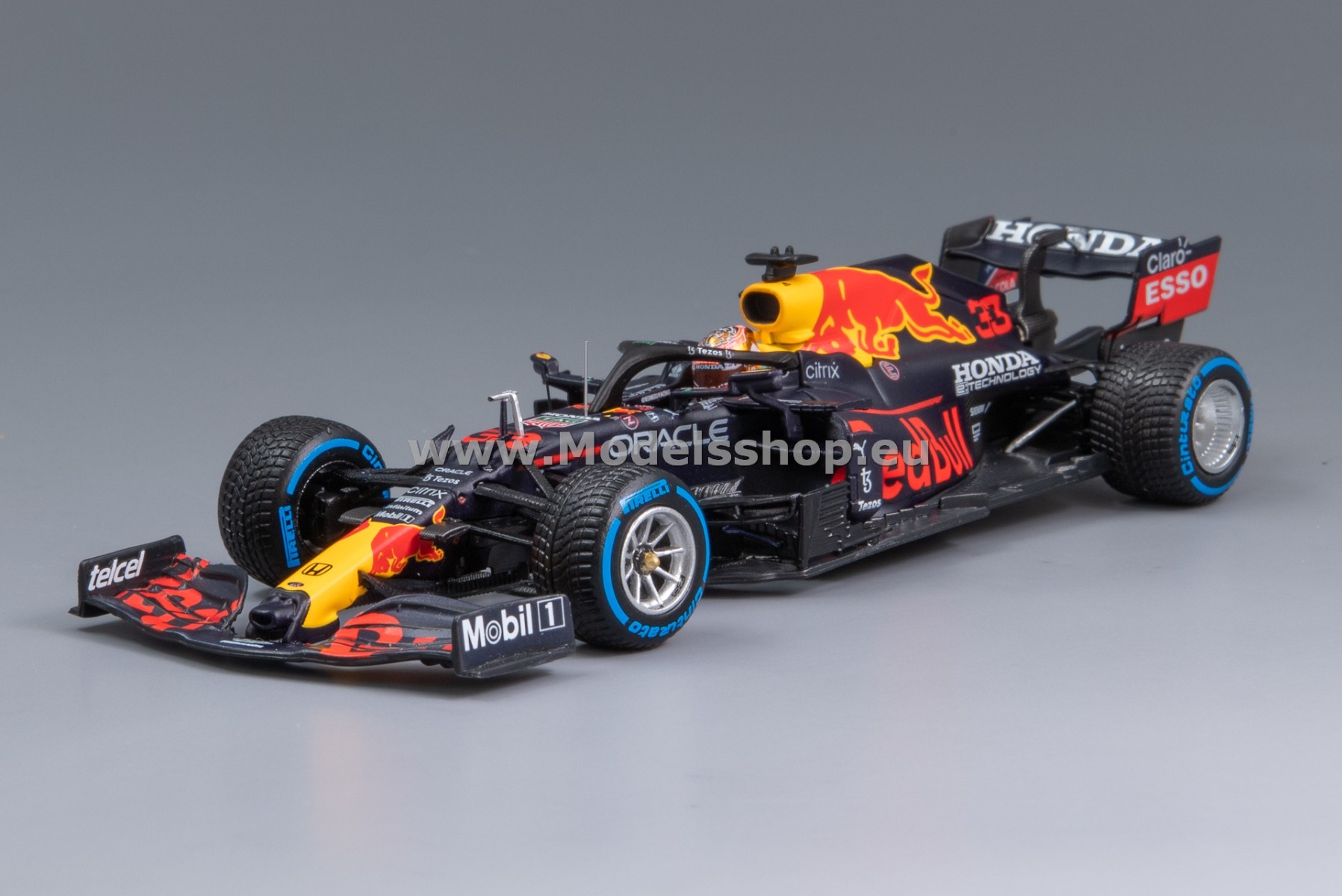 Minichamps 410211333 Red Bull Racing Honda RB16B, Formula 1, Winner Belgium GP 2021, Max Verstappen