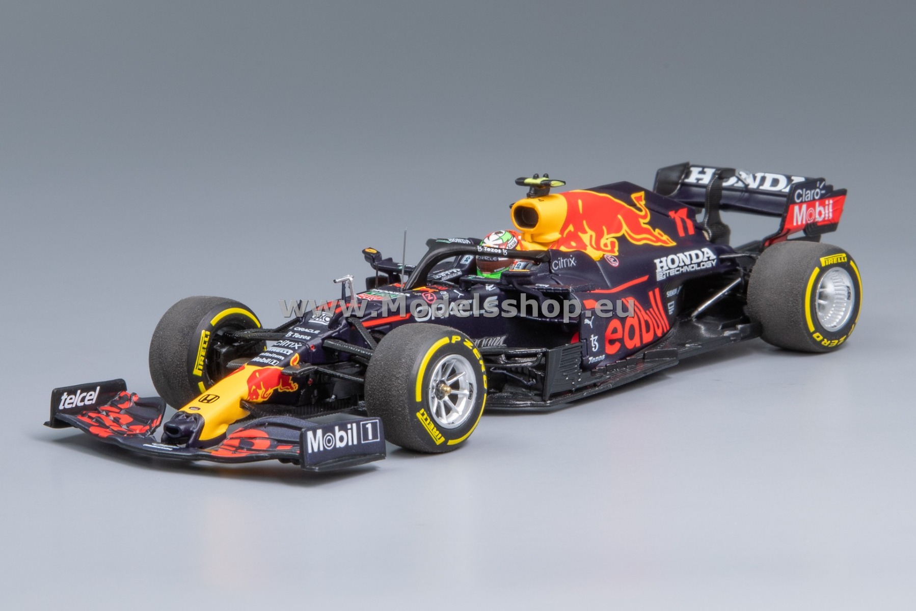 Minichamps 410211911 Red Bull Racing Honda RB16B, Formula 1, Mexican GP 2021, Sergio Perez
