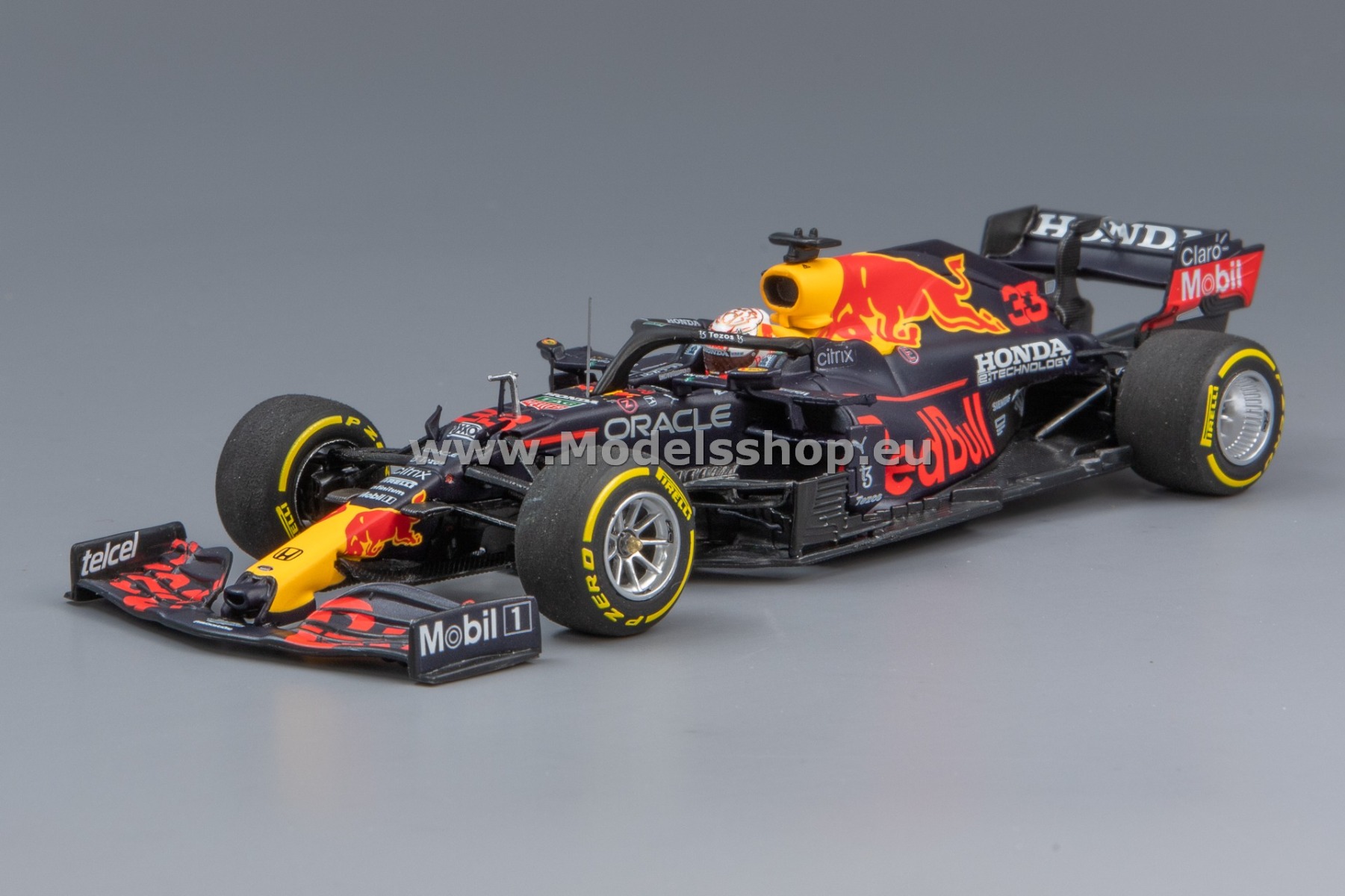 Minichamps 410211933 Red Bull Racing Honda RB16B Formula 1, Winner Mexican GP 2021, Max Verstappen