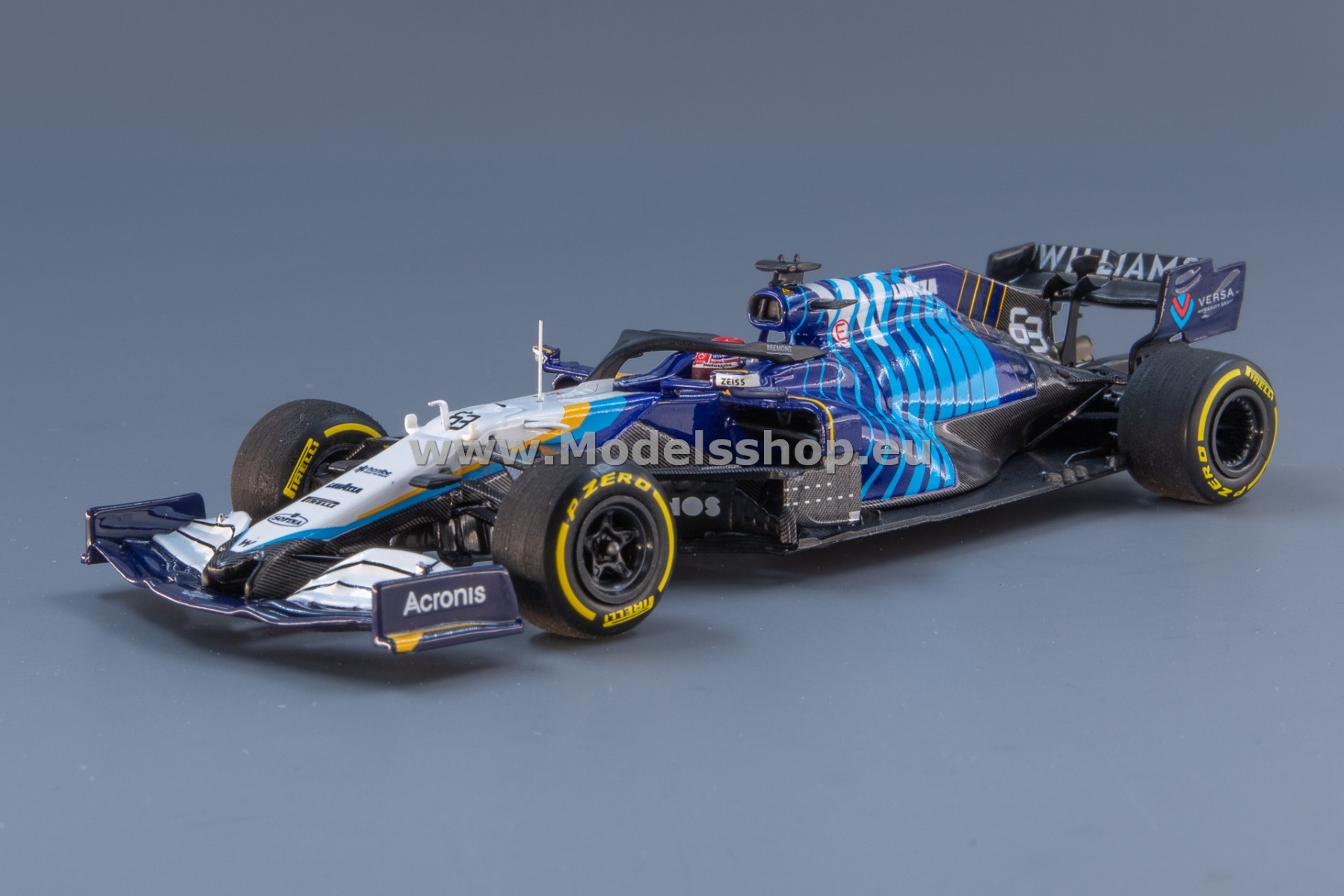 Minichamps 417210163 Williams Racing Mercedes FW43B - Bahrain GP 2021 – George Russell