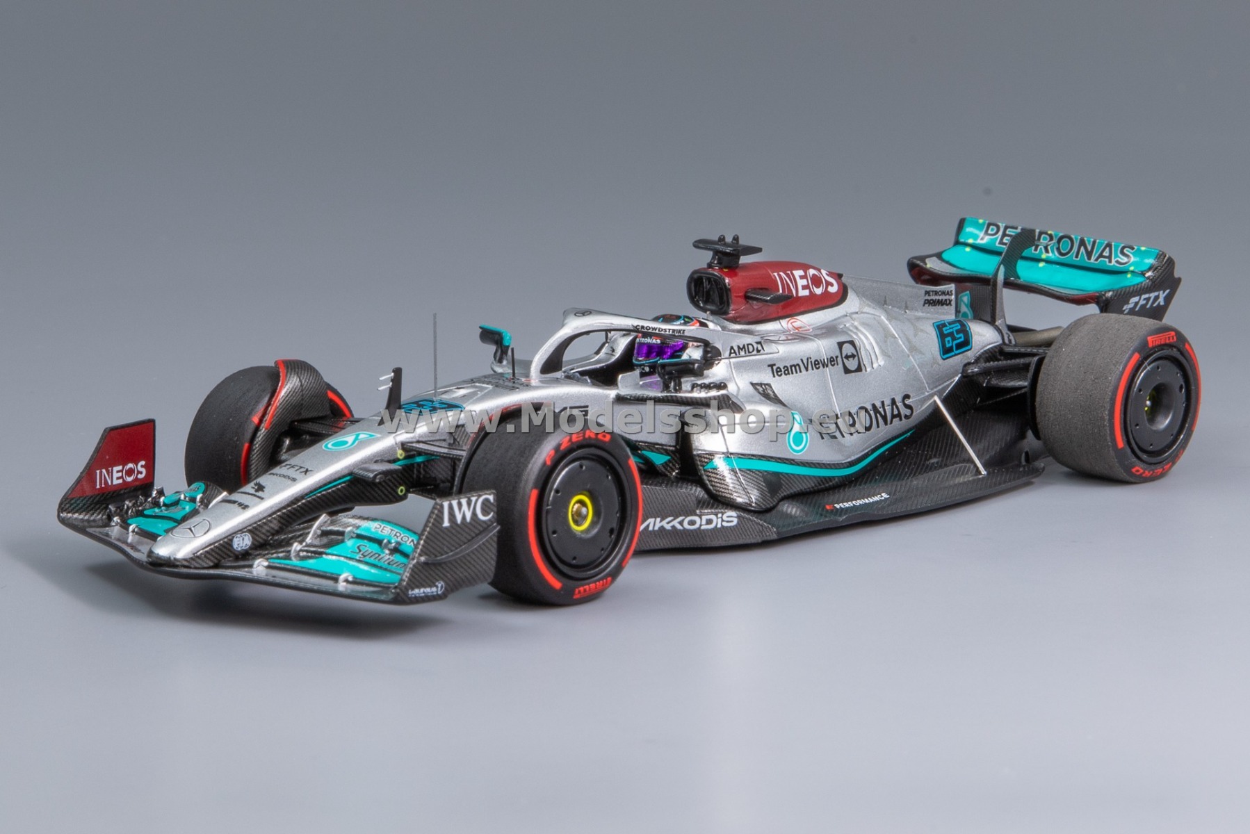 Minichamps 417220163 Mercedes AMG Petronas Formula One Team F1 W13 E Performance, Formula 1, Bahrain GP 2022, George Russell