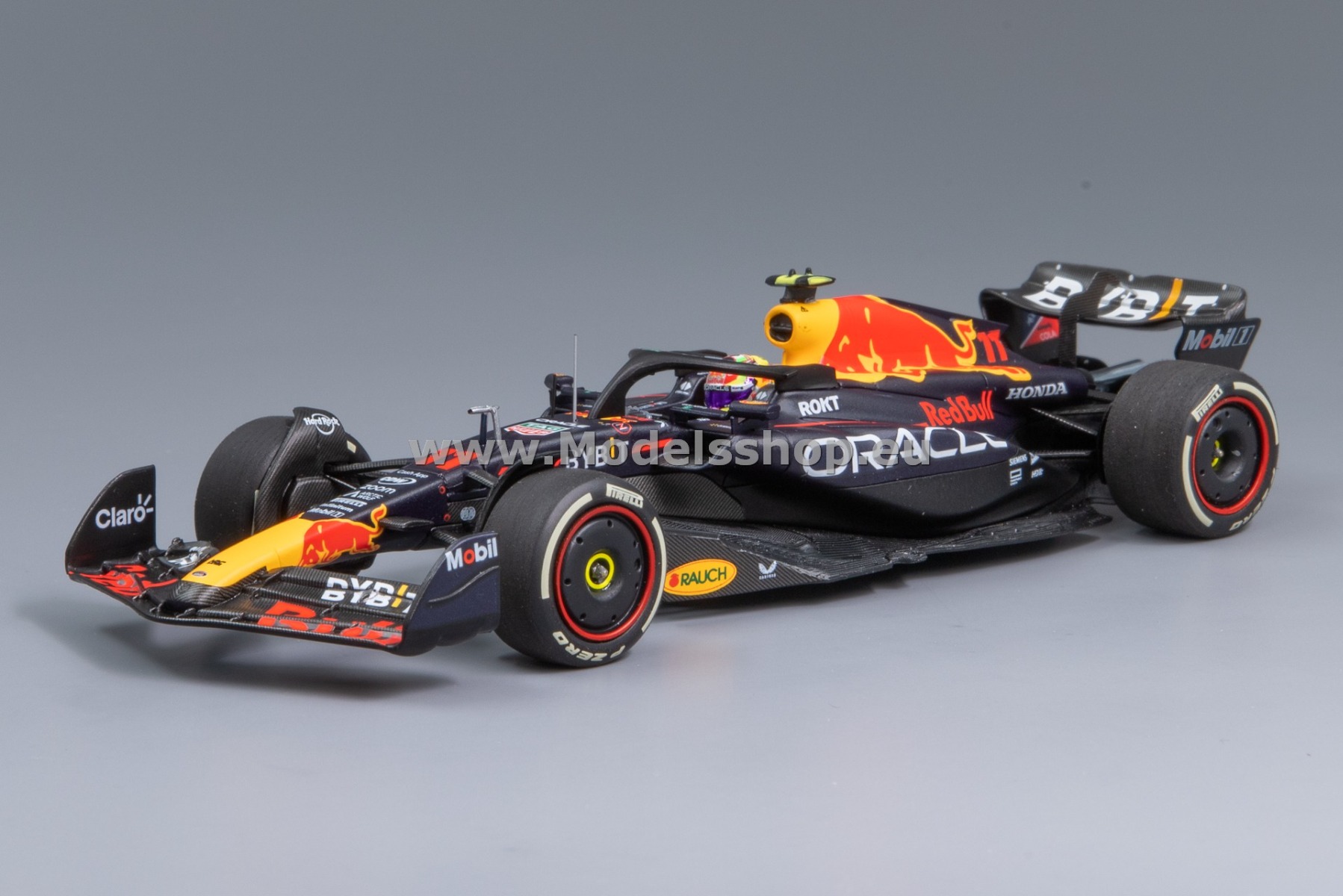 Minichamps 417230111 Red Bull RB19 No.11, Formula 1, Pole Position & Winner Saudi Arabian GP 2023, Sergio Perez