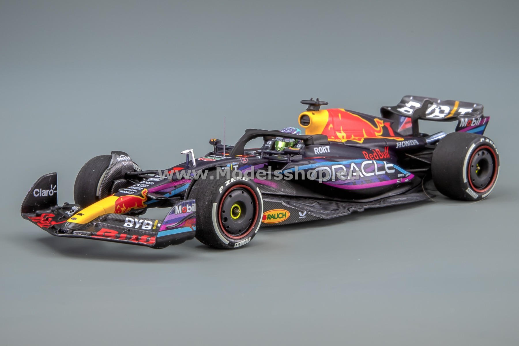 Minichamps 417230501 Oracle Red Bull Racing RB19, No.1, Formula 1, Winner GP Miami 2023, M. Verstappen