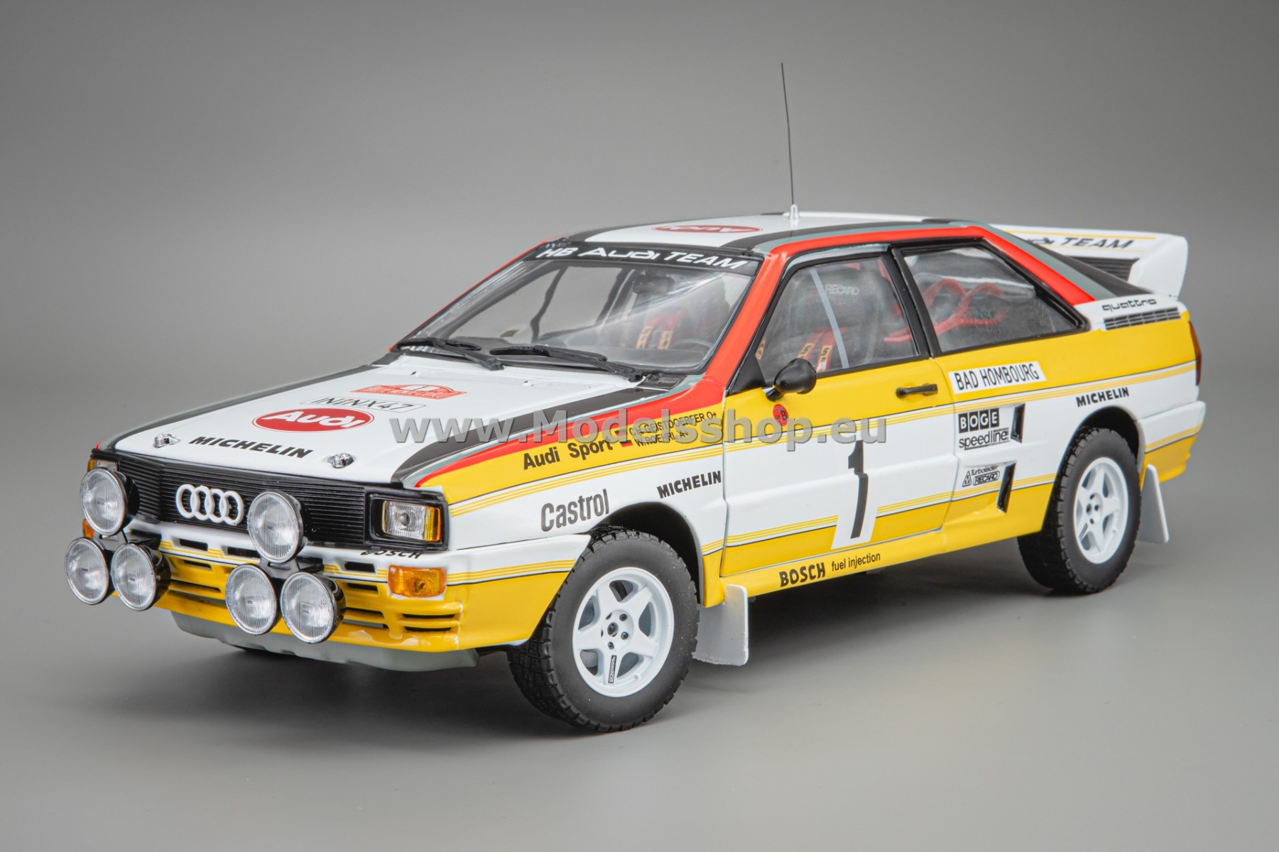 Audi Quattro A2, No.1, Rallye Monte-Carlo 1984, W.Röhrl/C.Geistdörfer