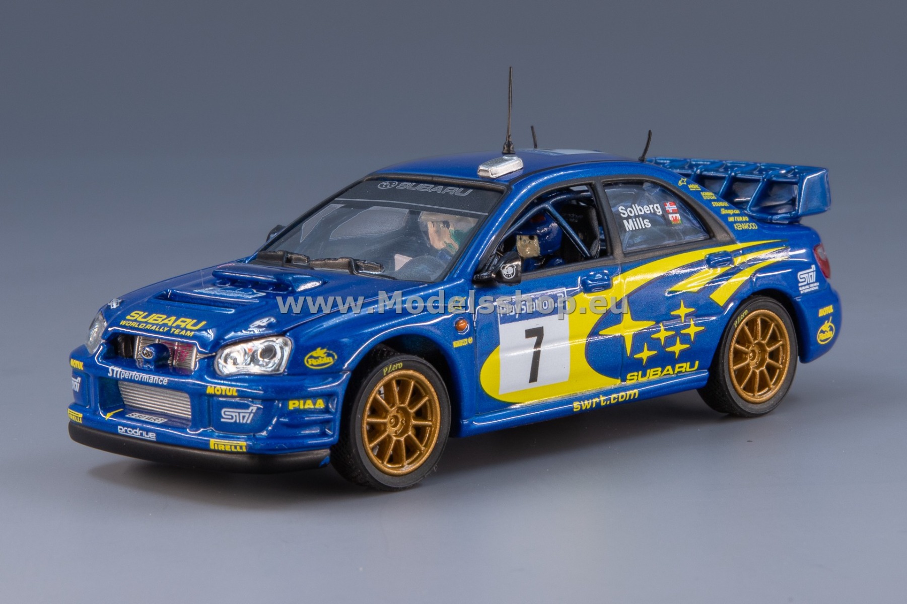 Subaru Impreza WRC No. 7, Tour de Corse 2003, P.Solberg - P. Mills
