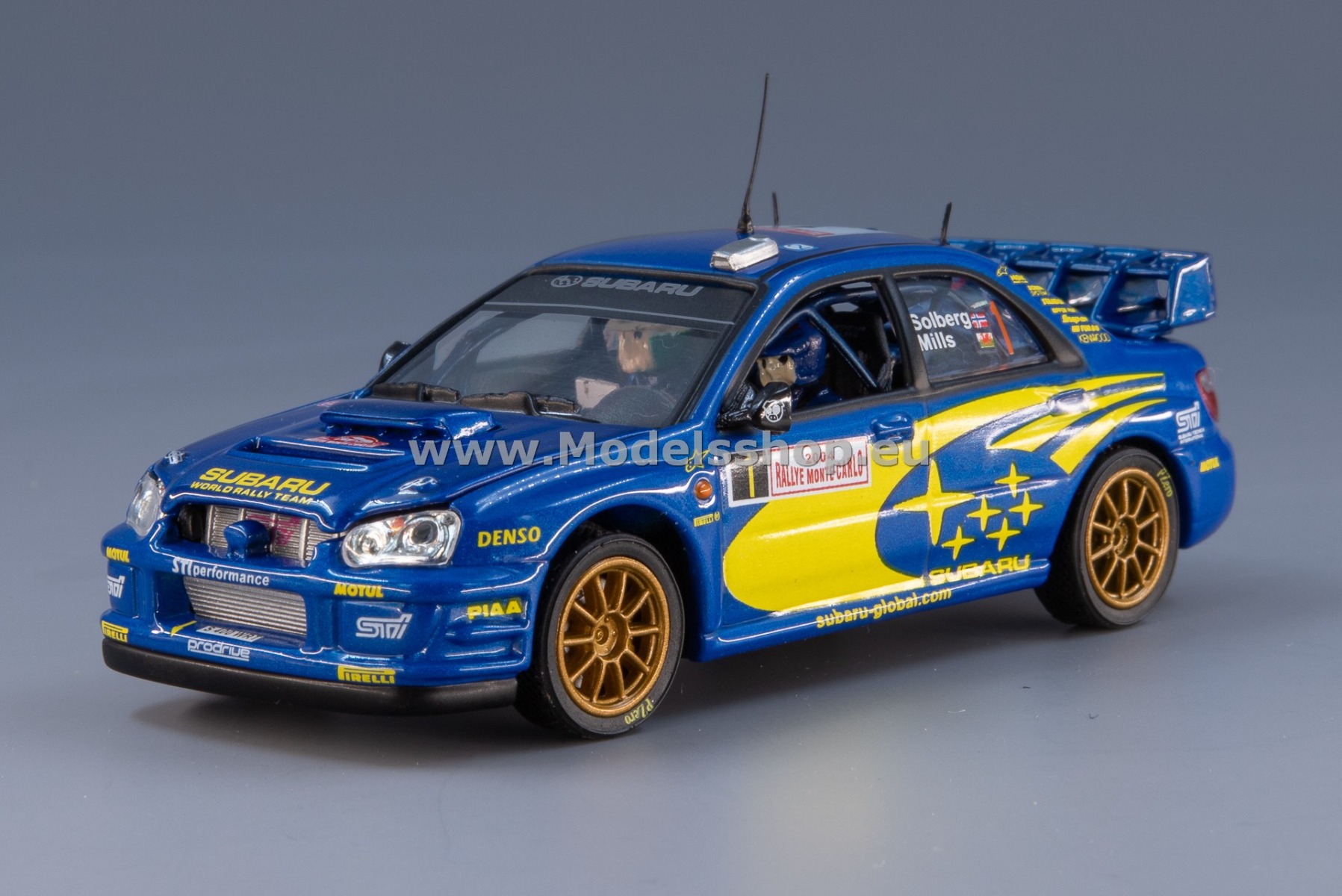 Subaru Impreza WRC No.1, Rallye Monte Carlo 2004, O. Solberg - P.Mills