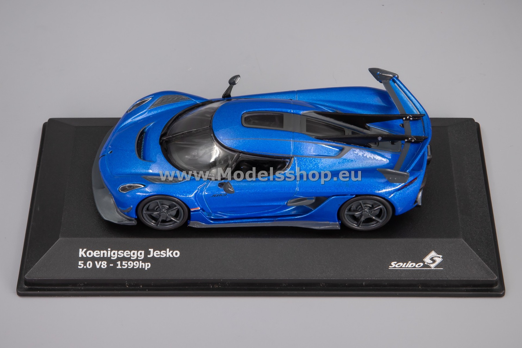 Modèle Réduit Koenigsegg Jesko 2021 - Échelle 1:43 - Couleur Imperial Blue - Marque Solido - Neuf