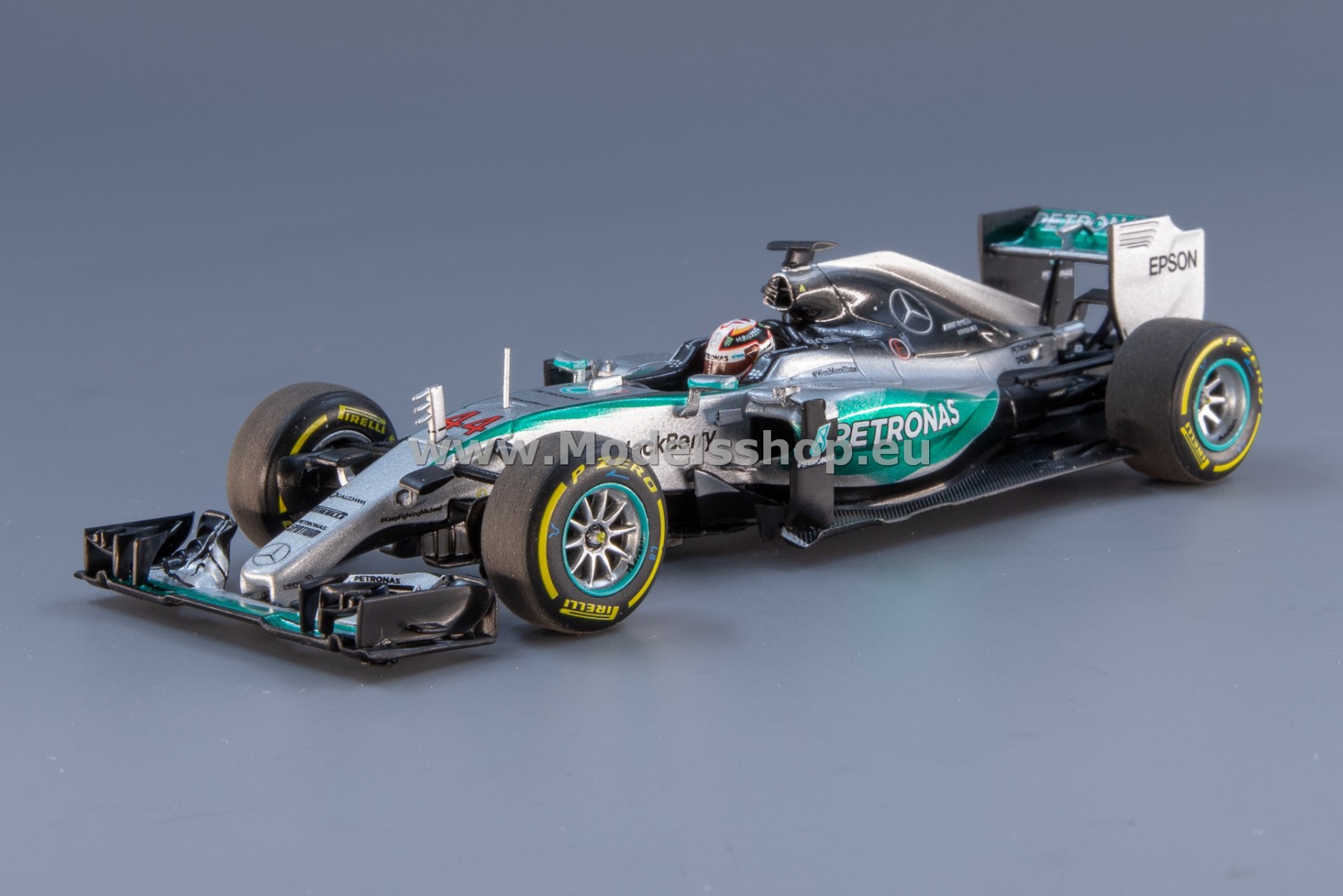 Minichamps 436150044 Mercedes AMG Petronas F1 Team W06 Hybrid - World Champion 2015 - Lewis Hamilton