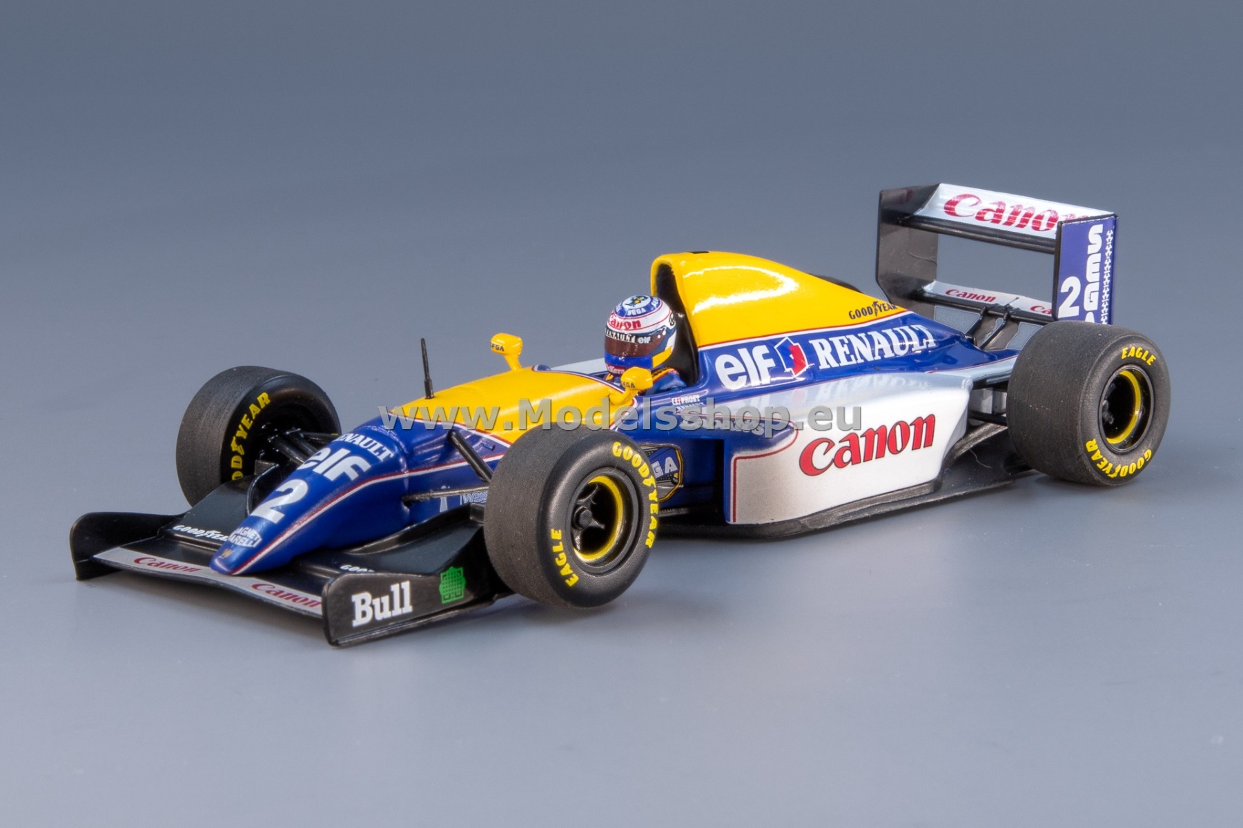 Minichamps 436936602 Williams Renault FW15 (dirty version) - World Champion 1993 -Alain Prost