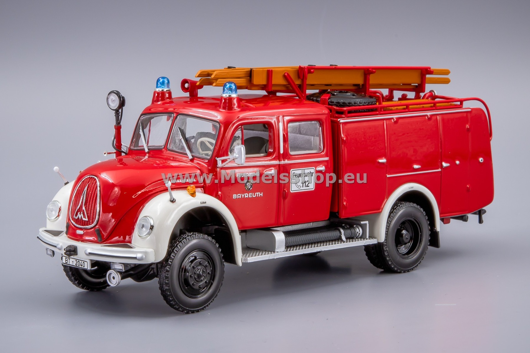 Minichamps 439141075 Magirus-Deutz Merkur TLF 16 fire engine 