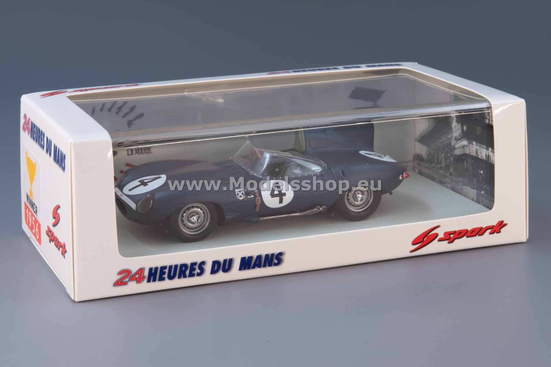 Spark 43LM56 Jaguar D No.4 Winner 24H Le Mans 1956 N