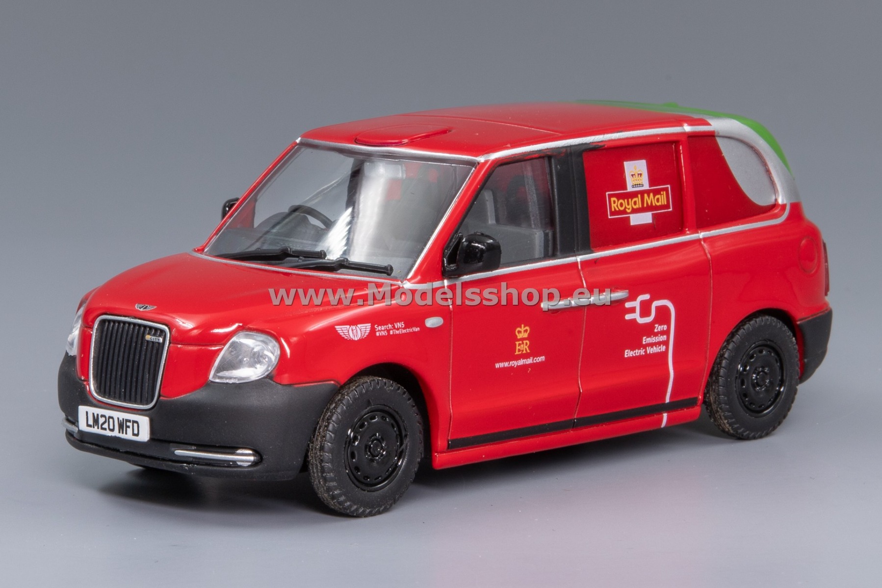 LEVC TX5,  Royal Mail Prototype VN5 Van, RHD /red/
