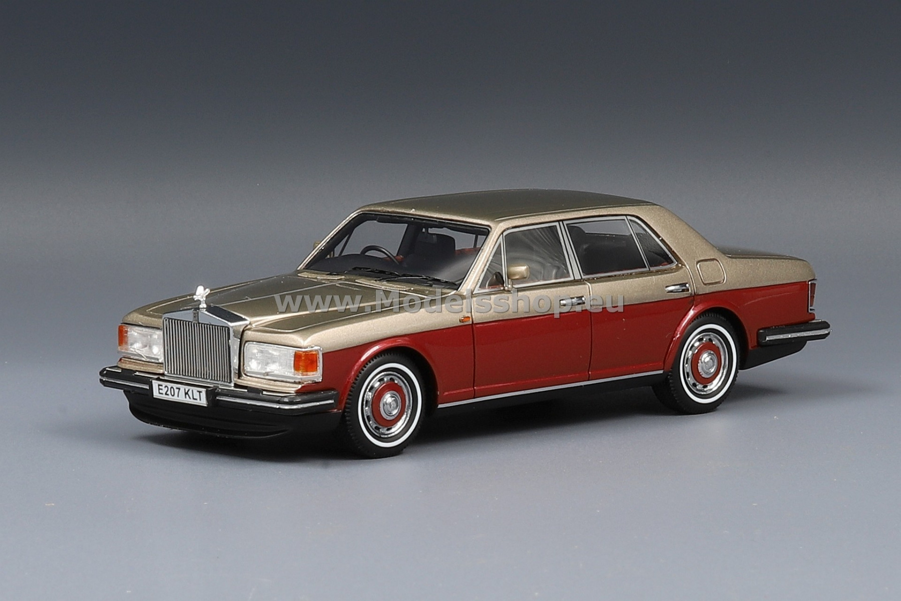 Rolls Royce Silver Spirit, RHD, 1987 /dark red metallic - beige metallic/