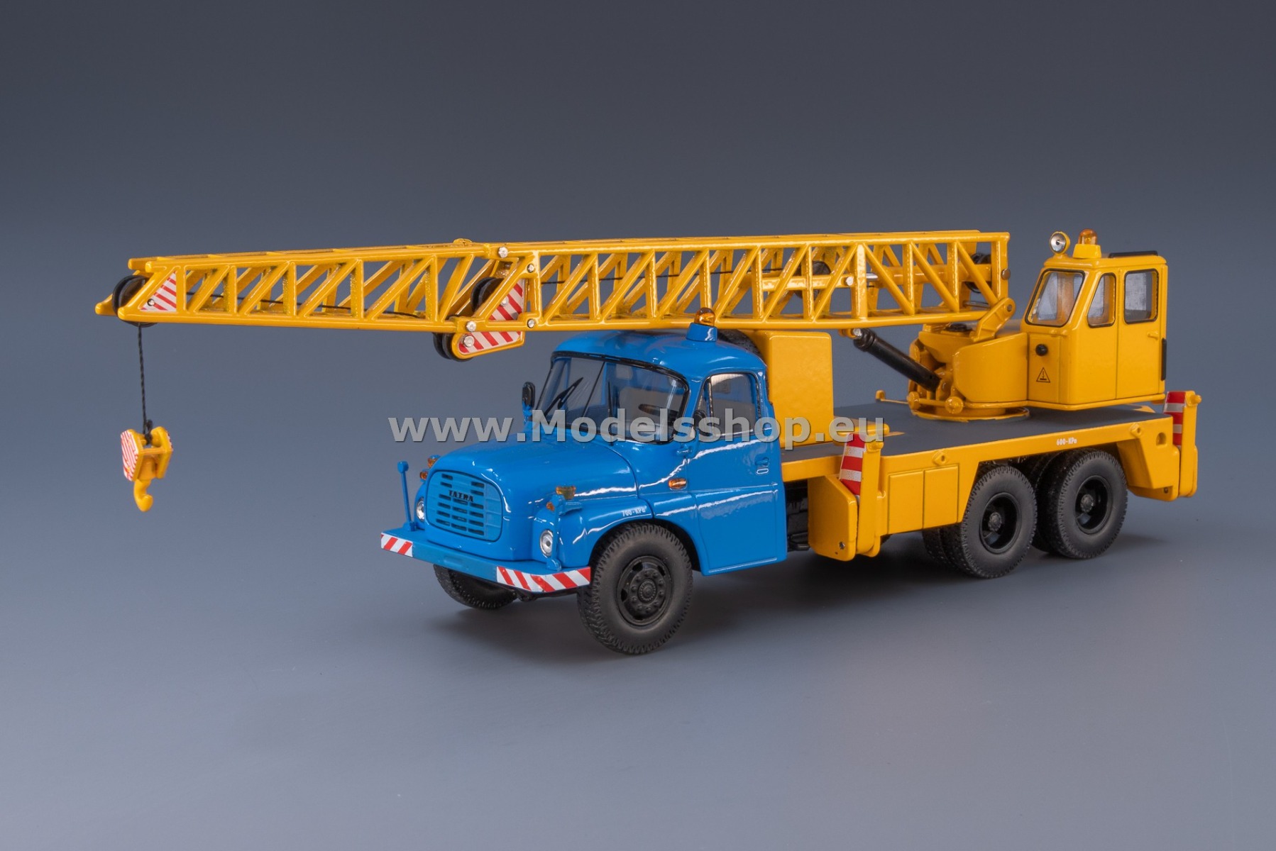 Tatra T148 crane truck /blue-yellow/