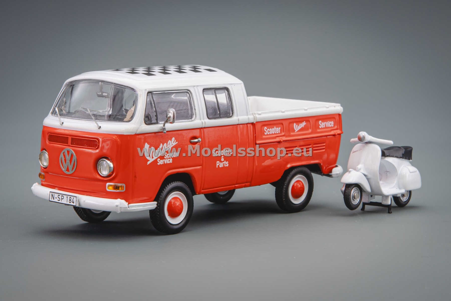 Schuco VW / Volkswagen T2 DoKa Double Cabine Pick-Up, 1962 