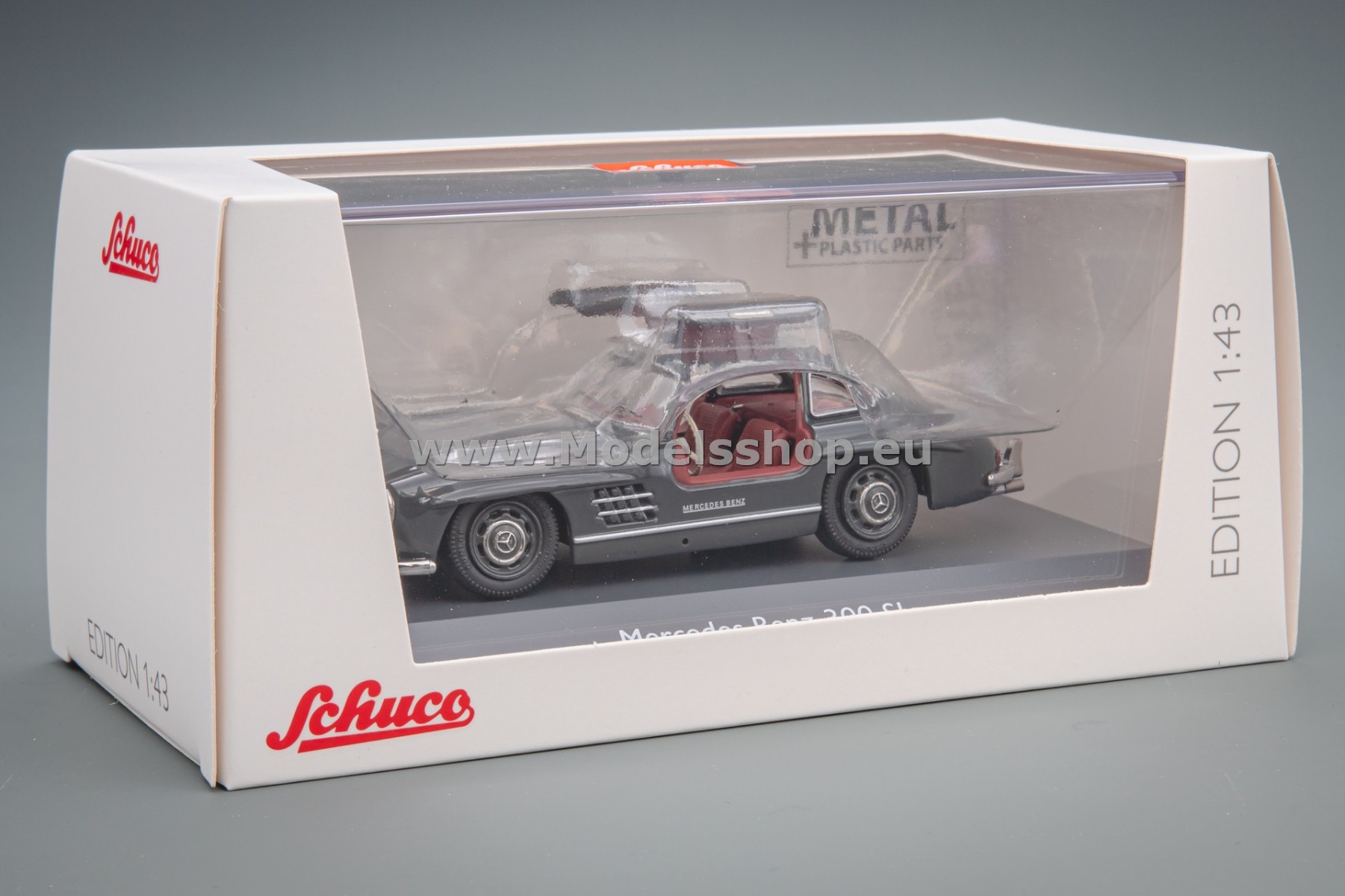 Schuco Mercedes-Benz 300 SL Coupe Gullwing (W198), 1954 /dark grey/
