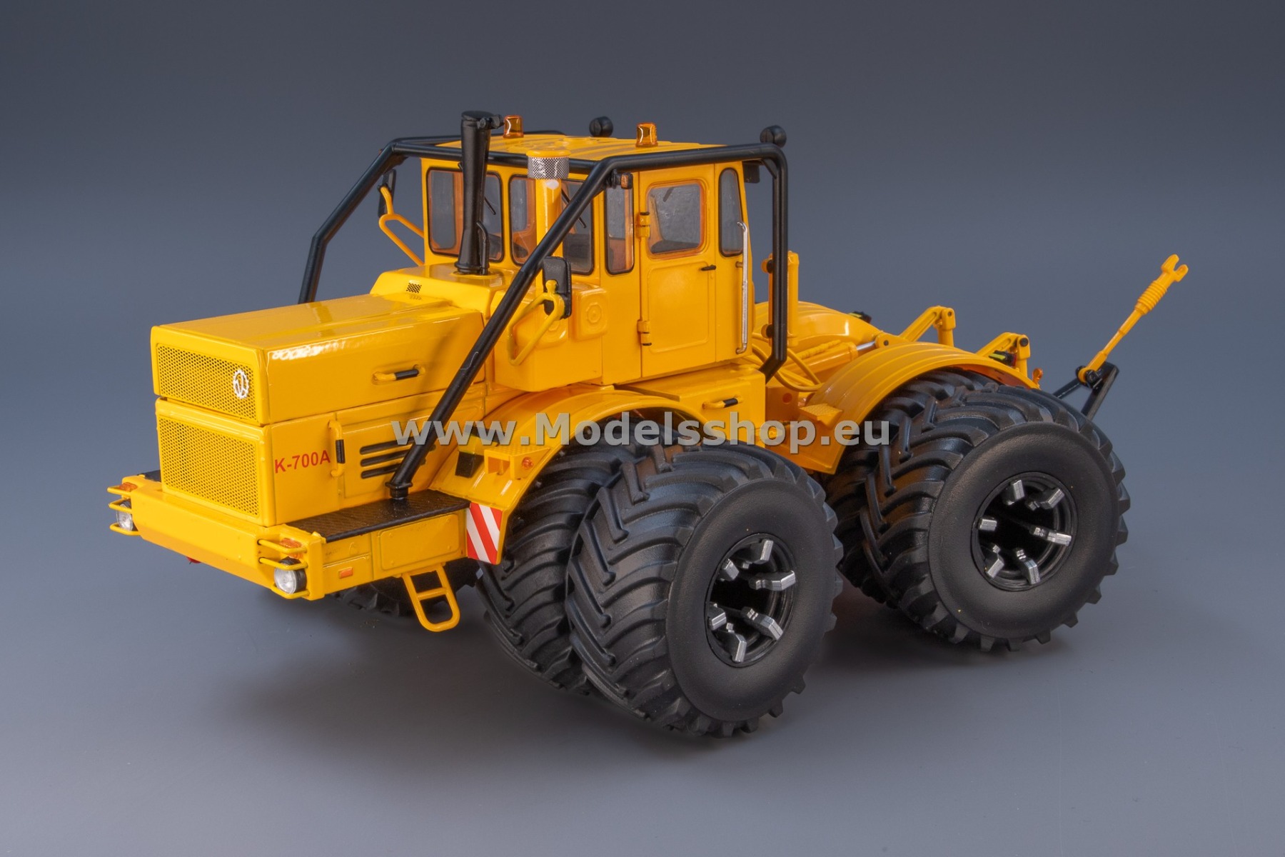 Kirovets K-700A tractor with double tires /yellow/