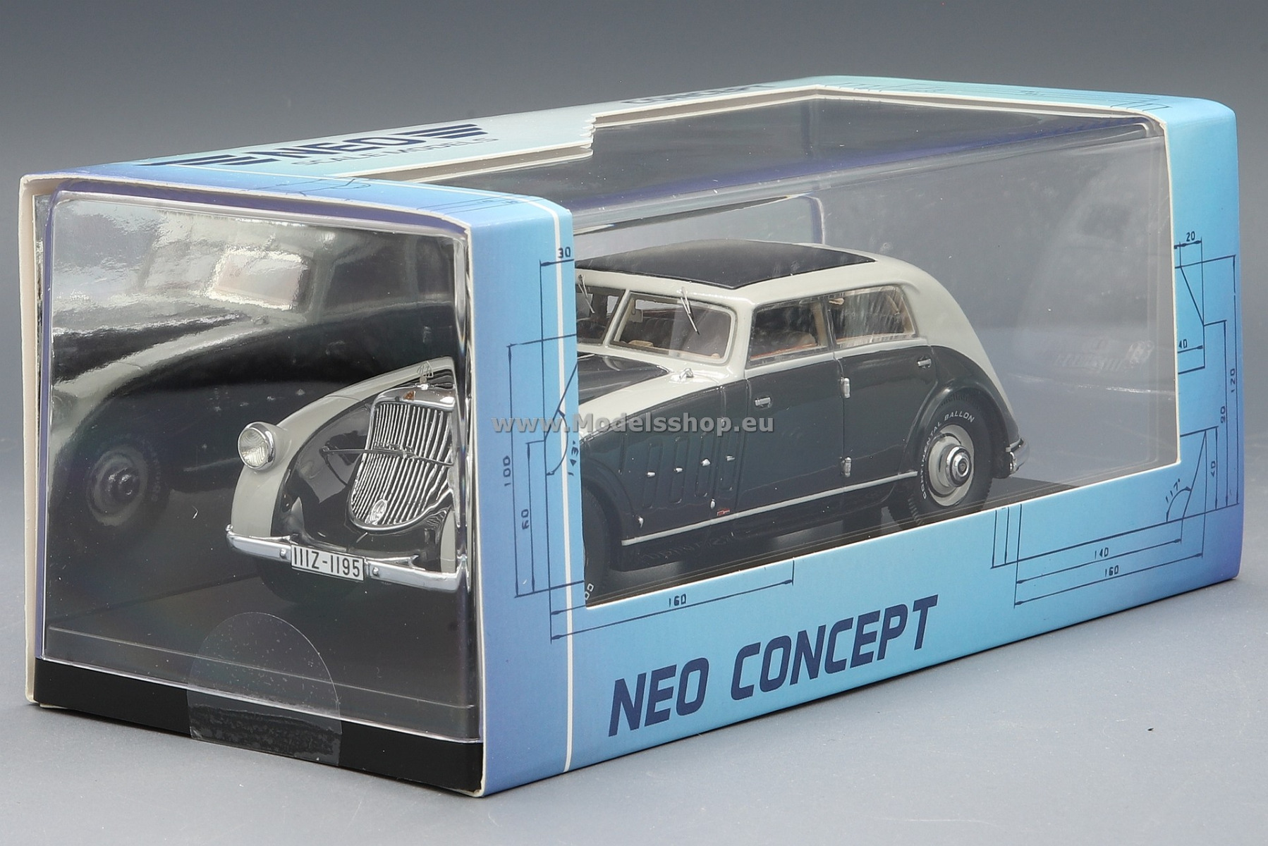 Maybach Zeppelin DS8 Stromlinie Spohn, 1932 /grey-black/ Maybach Zeppelin DS8 Stromlinie Spohn, 1932 /grey-black/