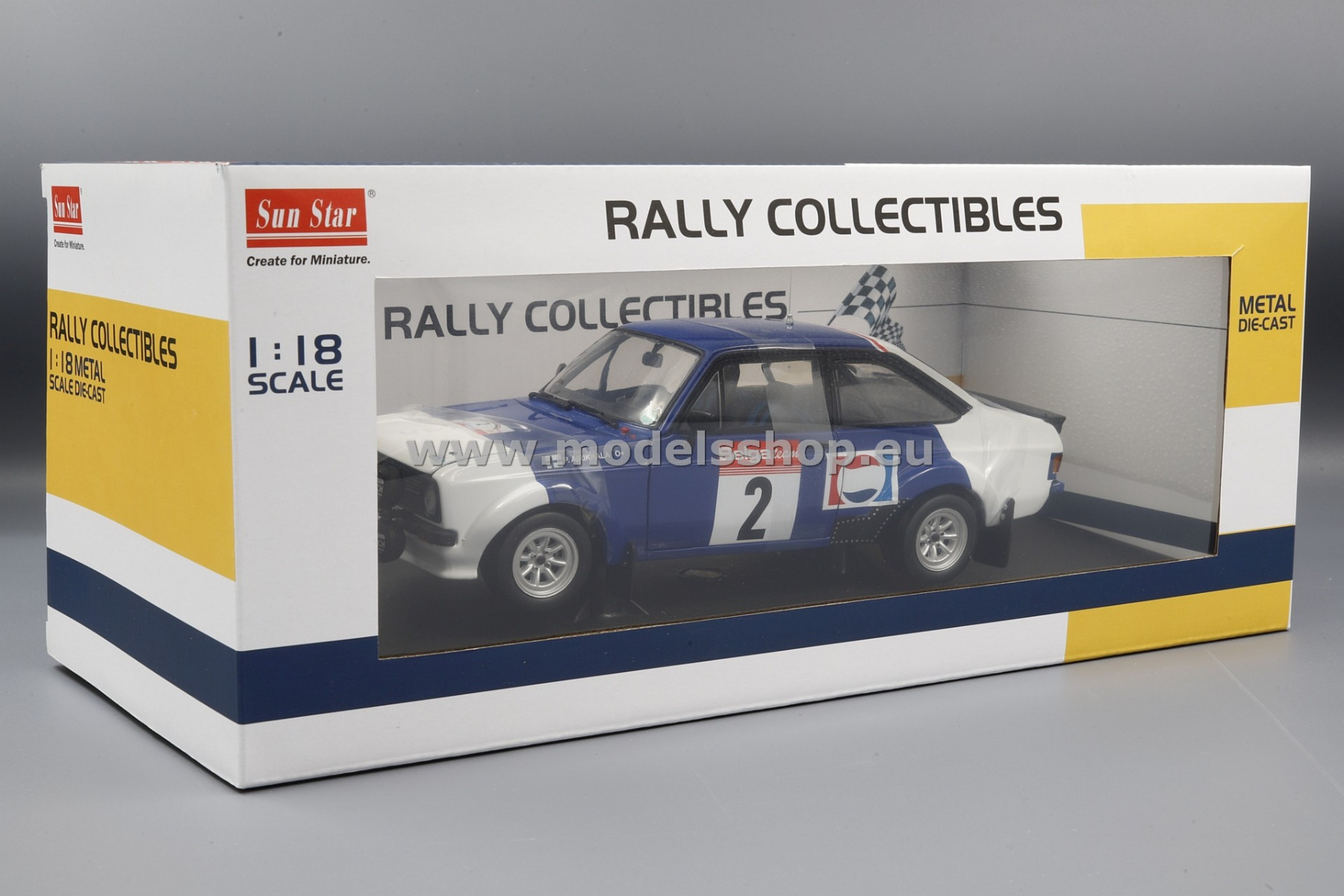 Sun Star 1:18 1975 Ford Escort MK2 RS 1800 #28: RAC Rally 1978