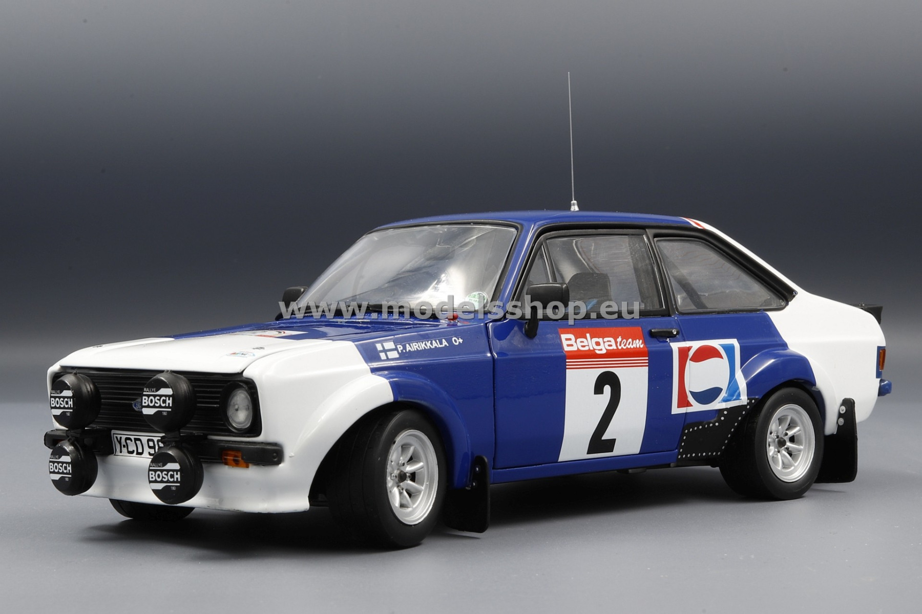 Ford Escort MKII RS1800, No.2, Pepsi , Circuit of Ardennes 1983, P.Airikkala/J.Piironen (with Decals)