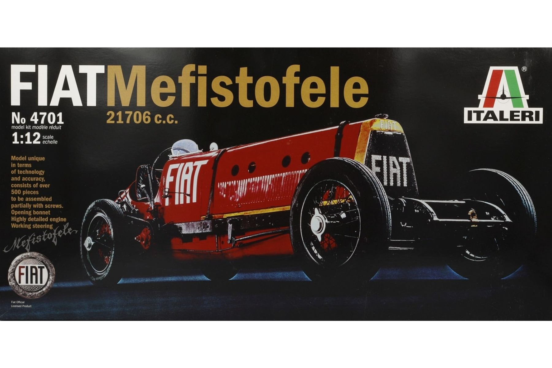 Italeri IT4701 Fiat Mefistofele 21706 cc. 1923, model kit