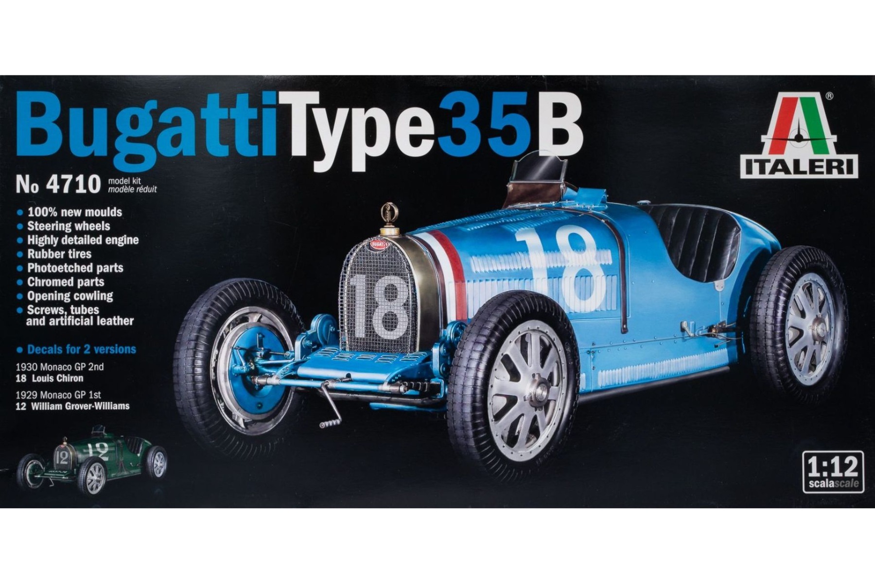 Italeri IT4710 Bugatti Type 35B, model kit