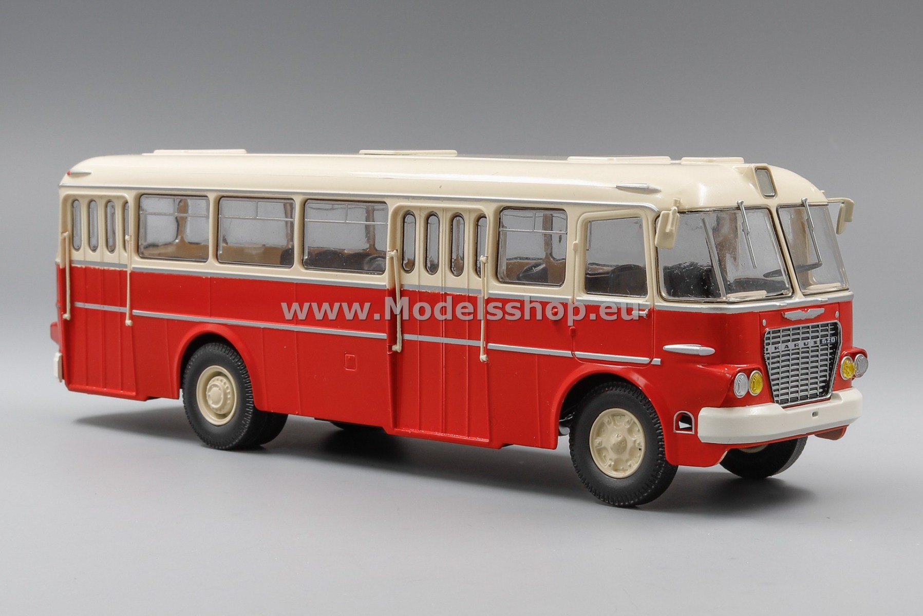 Ikarus 620, bus /red - beige/