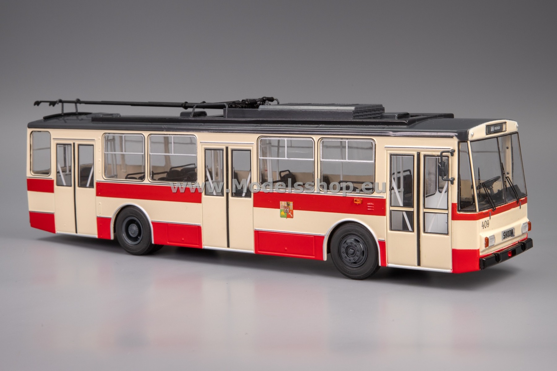 PCL47171 Skoda 14TR, trolleybus, Plzen (CZ) /red-beige/