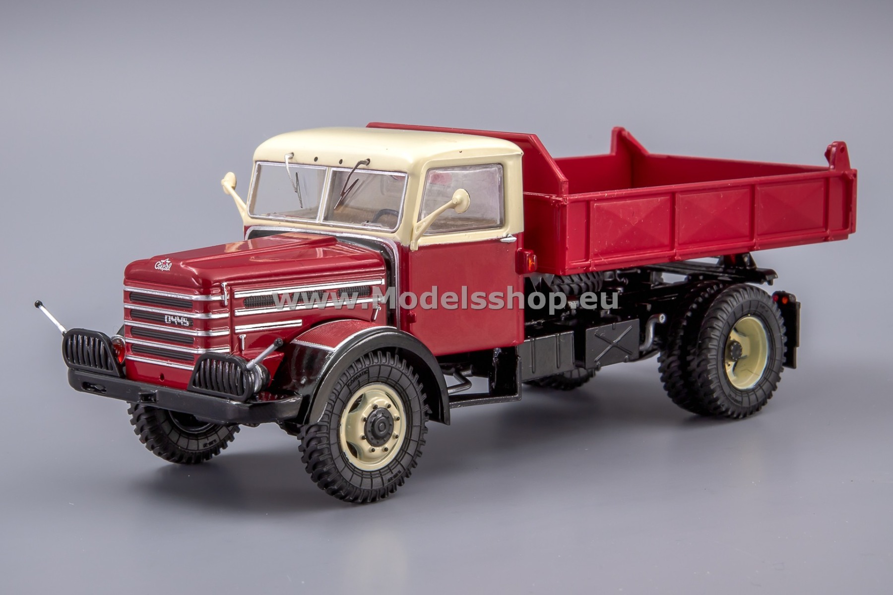 PCL47177 Csepel D-445 dump truck /red - beige/