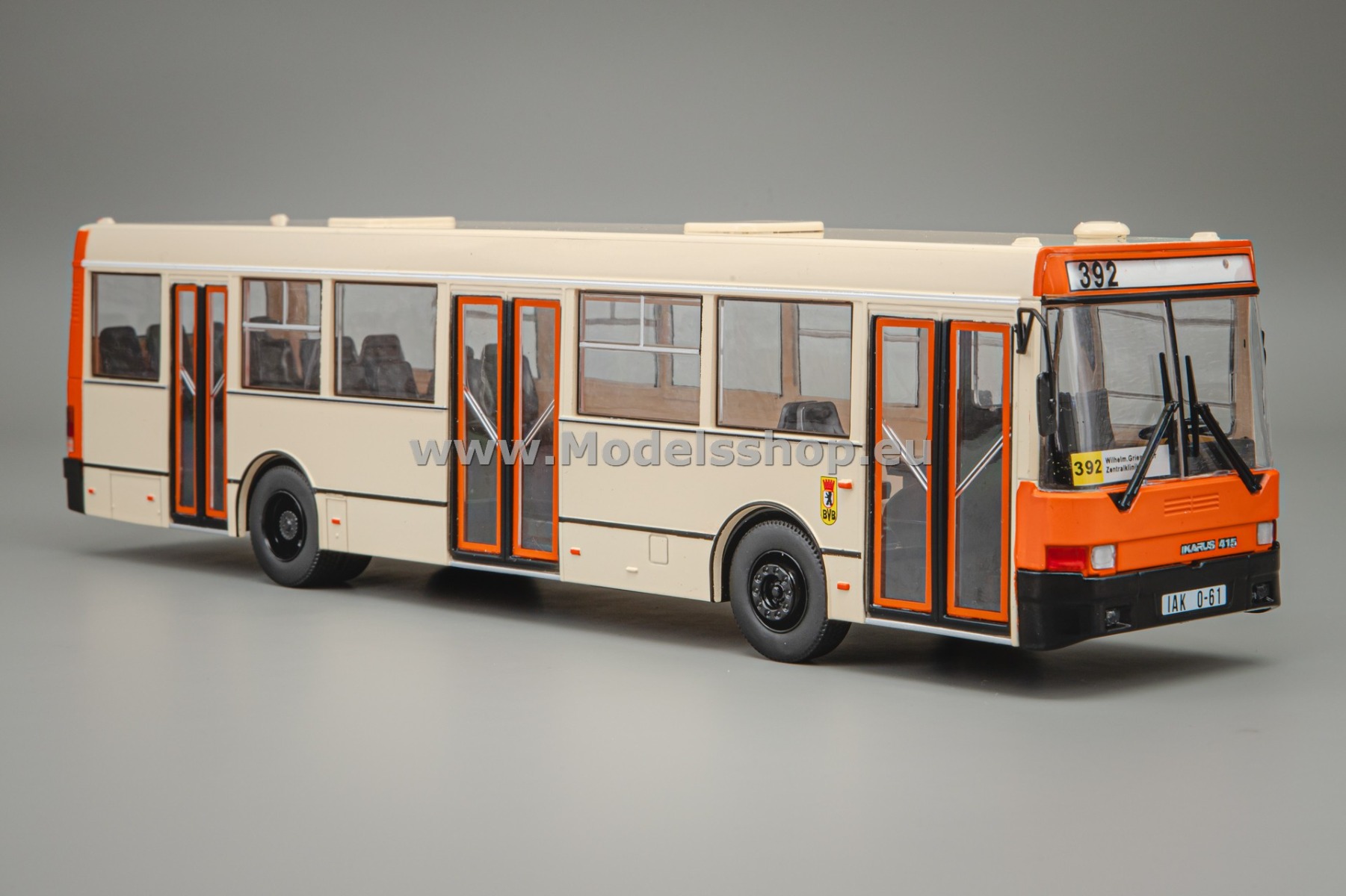 PCL47204 Ikarus 415 bus, Berliner Verkehrsbetriebe - BVB, 1985 /beige/