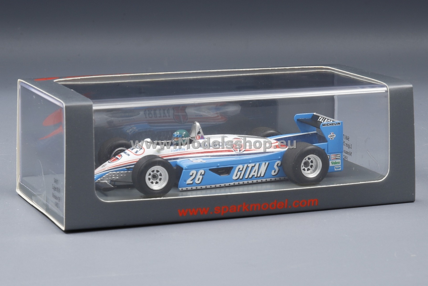 Ligier Js19 26 J.Laffite 1982 Spark 1/43 Scale | eBay
