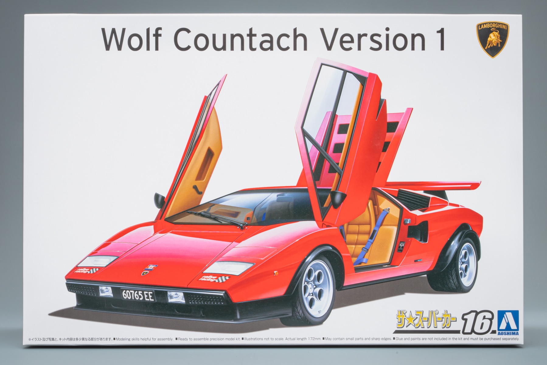 Aoshima AO06336 Wolf Lamborghini Countach Version 1 Super