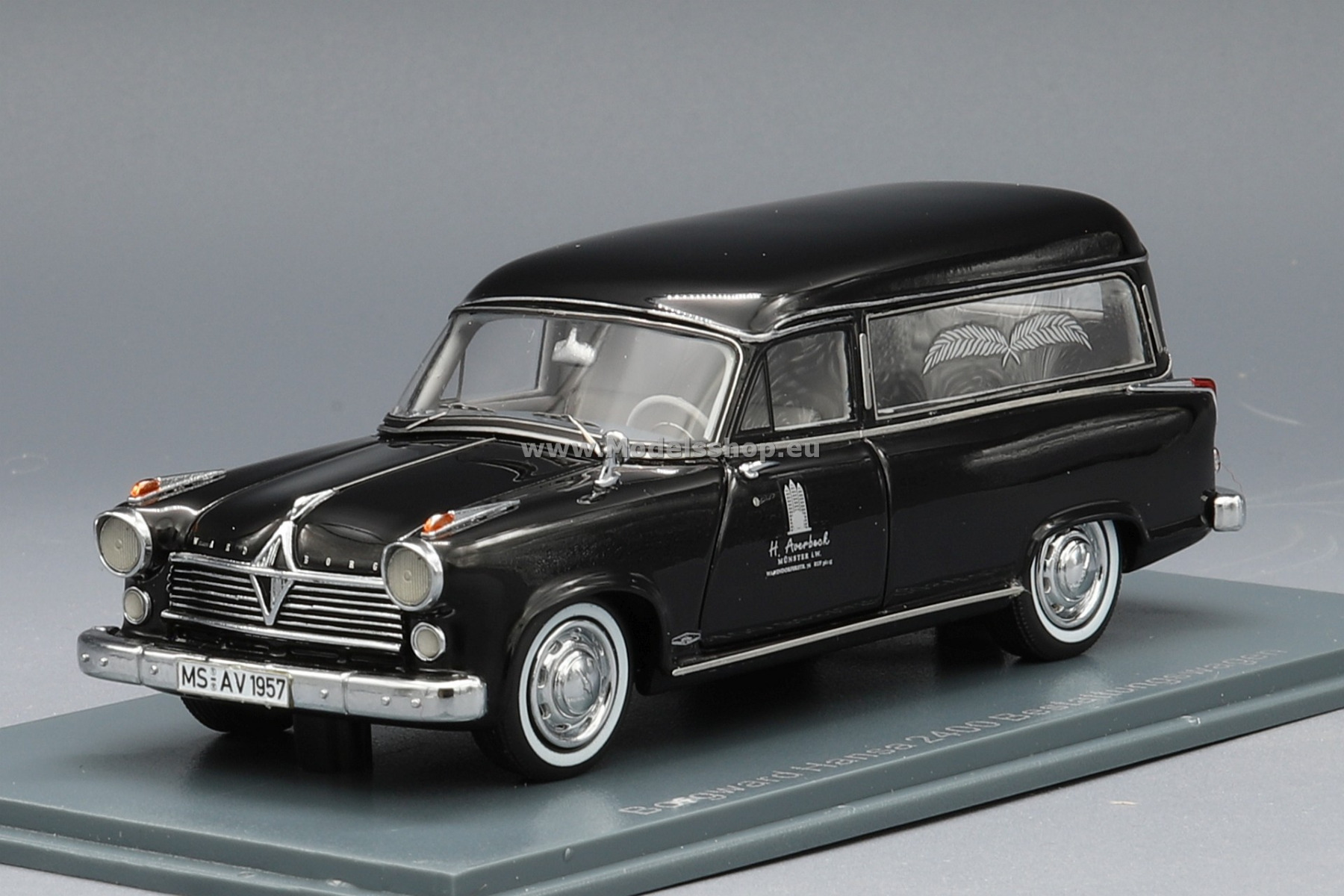 Borgward Hansa 2400 Rappold, hearse, 1957 /black/