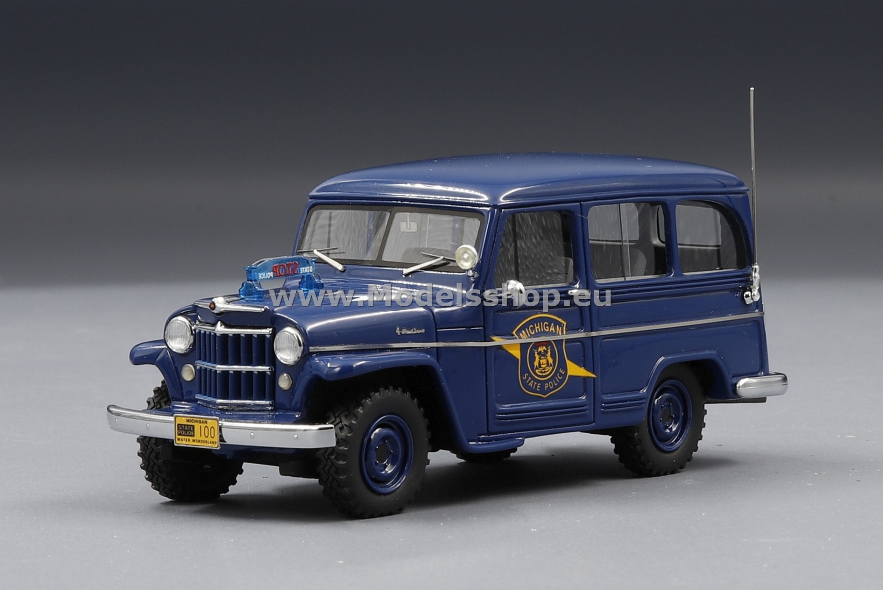 NEO 49538 Jeep Willys Station Wagon, Michigan State Police, 1954