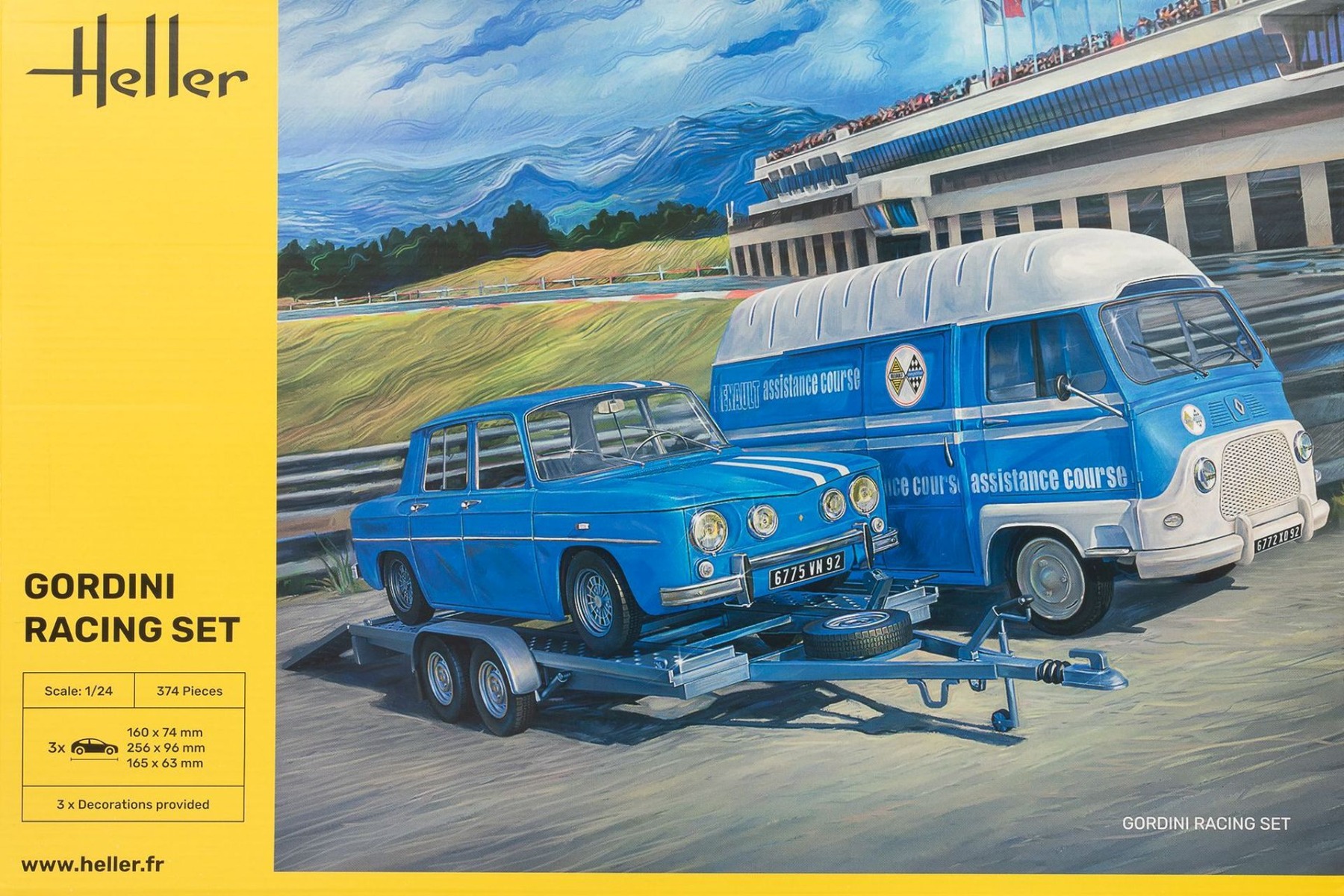 Heller HE50328 Gordini Racing Set, model kit