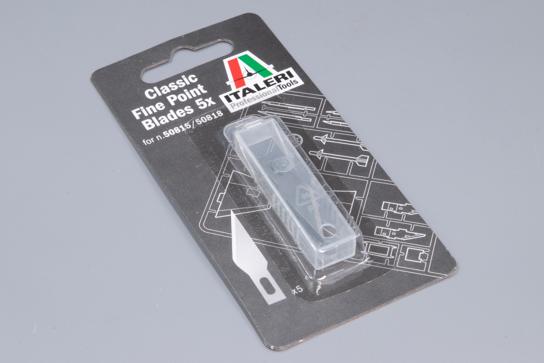 Italeri IT50824 Classic Fine Point Blades 5x for n.50815/50818, Italeri